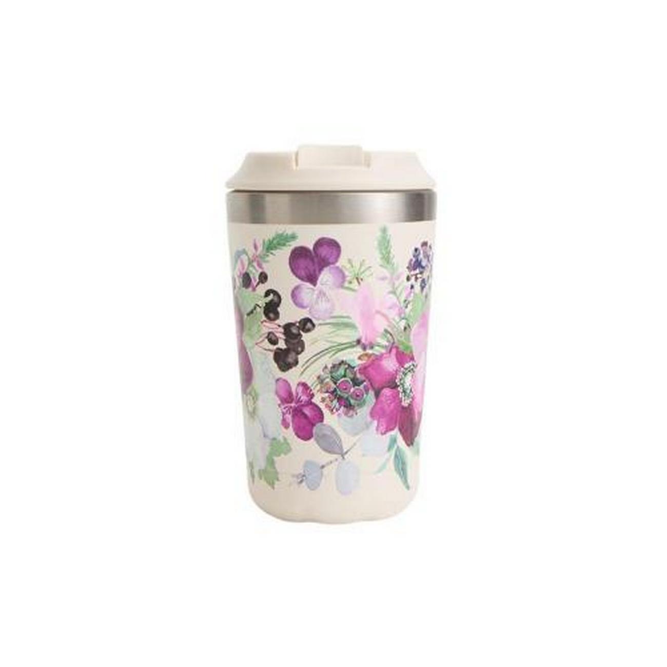 chillys-coffee-cup-340ml-emma-bridgewater-winter-flowers - Chilly's Coffee Cup 340ml Emma Bridgewater Winter Flowers 