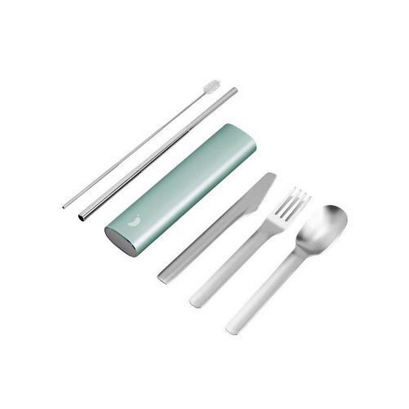 chillys-cutlery-set-lichen-green - Chilly's Cutlery Set Lichen Green