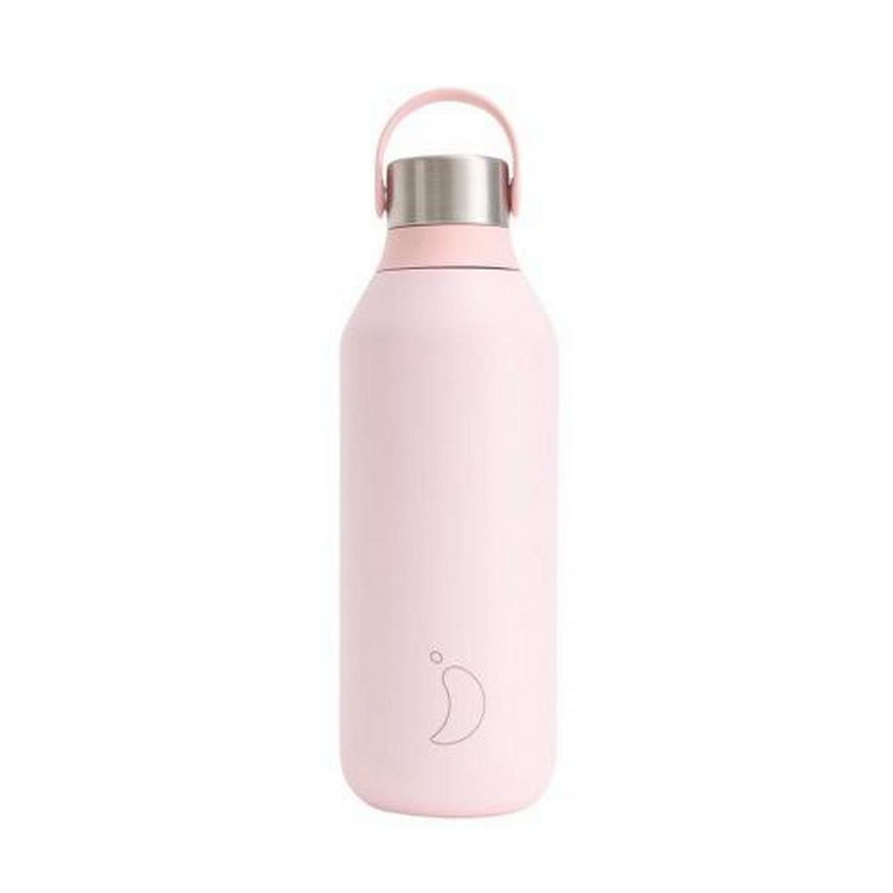 chillys-series-2-bottle-500ml-blush-pink - Chilly's Series 2 Water Bottle 500ml Blush Pink