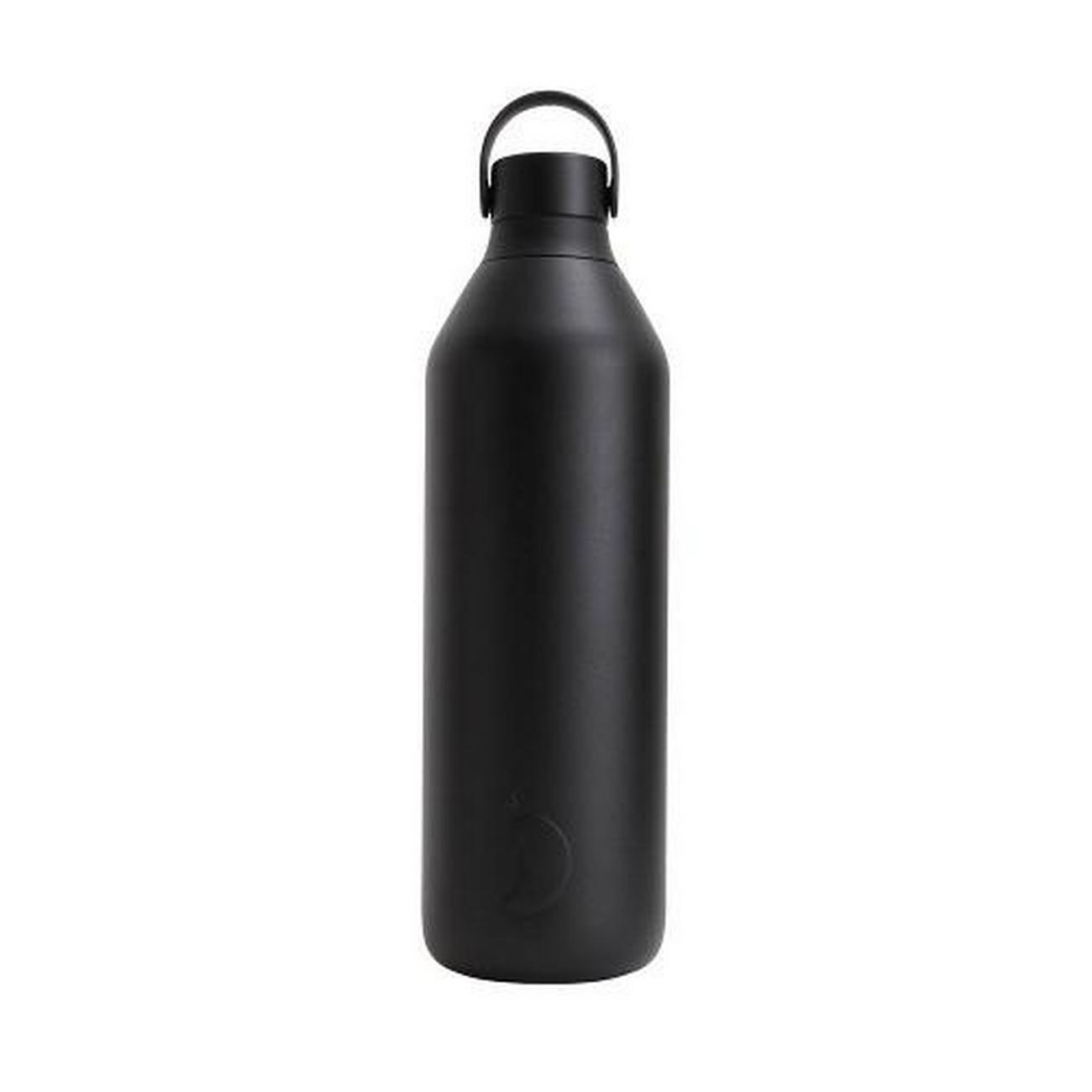 chillys-series-3-water-bottle-1l-onyx-black - Chilly's Series 3 Water Bottle 1L Onyx Black