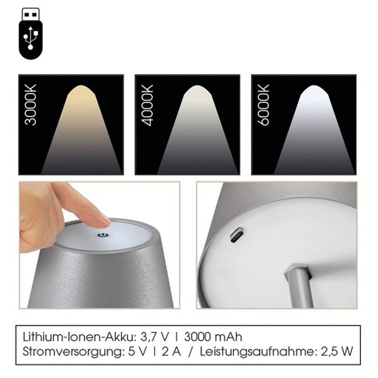 cilio-led-table-lamp-black-sole - Cilio LED Table Lamp Black Sole