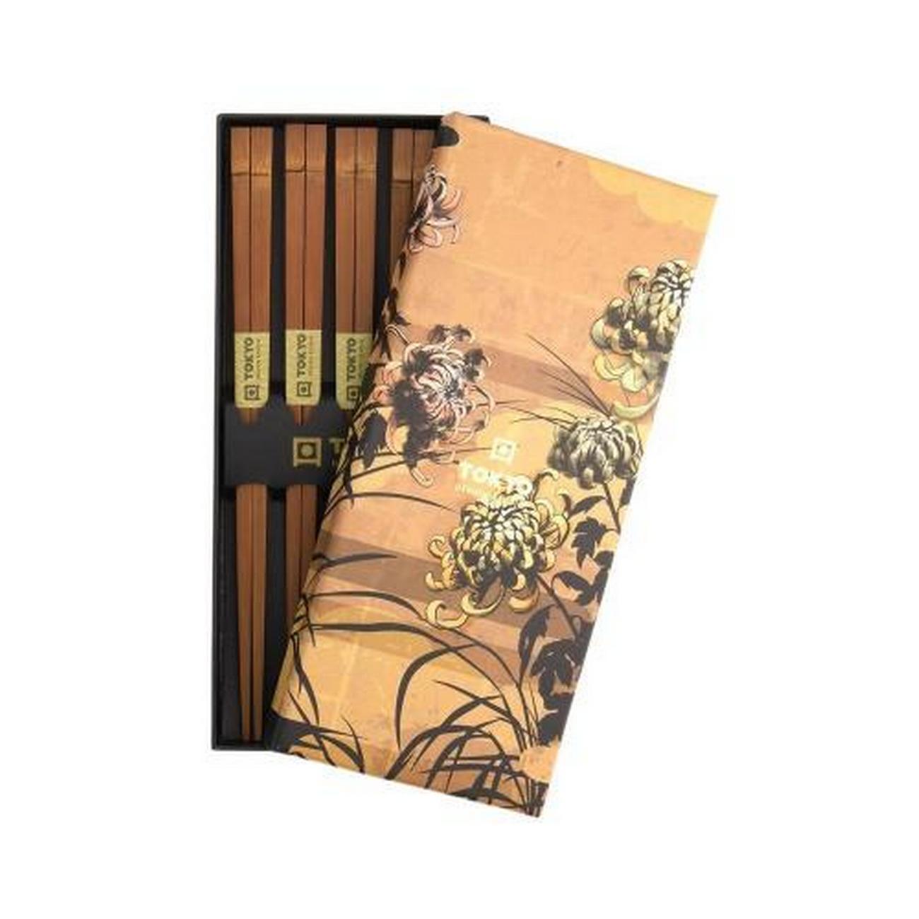 cnb-bamboo-chopstick-giftset-5 - Tokyo Design Studio Bamboo Chopstick Giftset 5