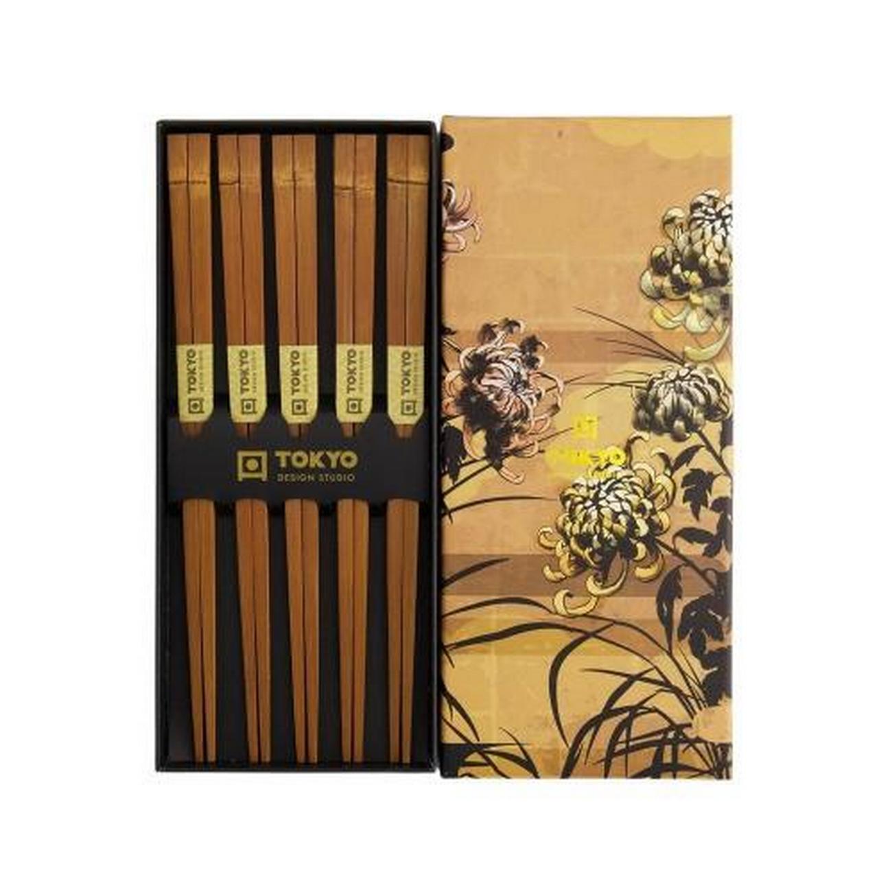 cnb-bamboo-chopstick-giftset-5 - Tokyo Design Studio Bamboo Chopstick Giftset 5