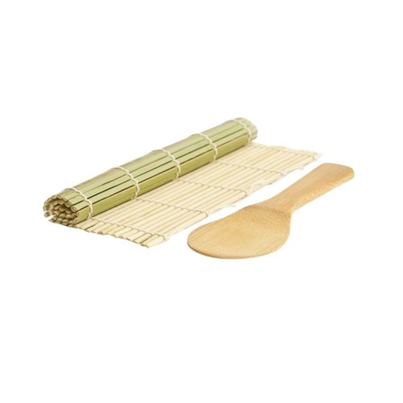 cnb-bamboo-sushi-mat-with-spoon-kitchen - Tokyo Design Studio Bamboo Sushi Mat with Spoon