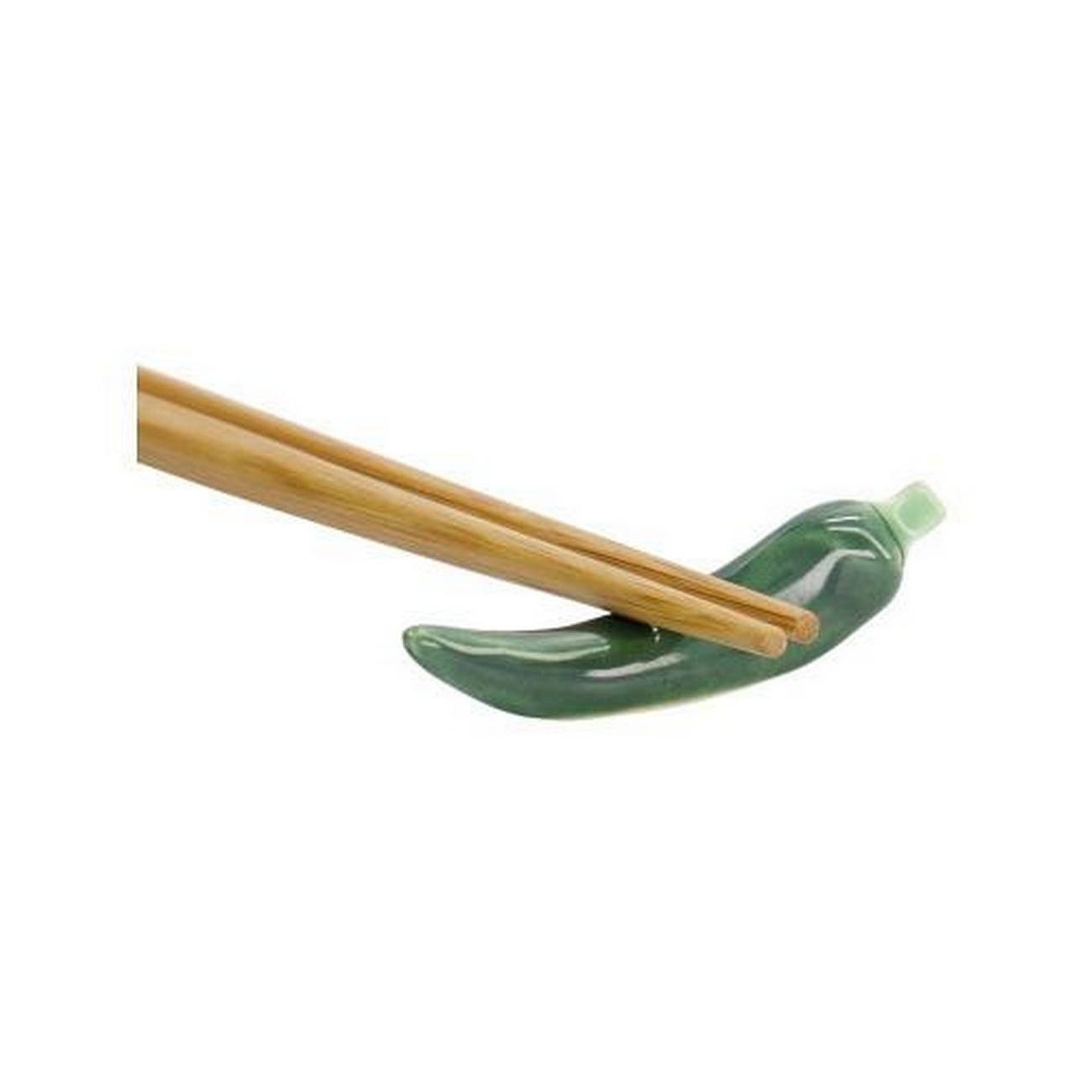 cnb-chopsticks-rest-green-pepper - Tokyo Design Studio Green Pepper Chopstick Rest
