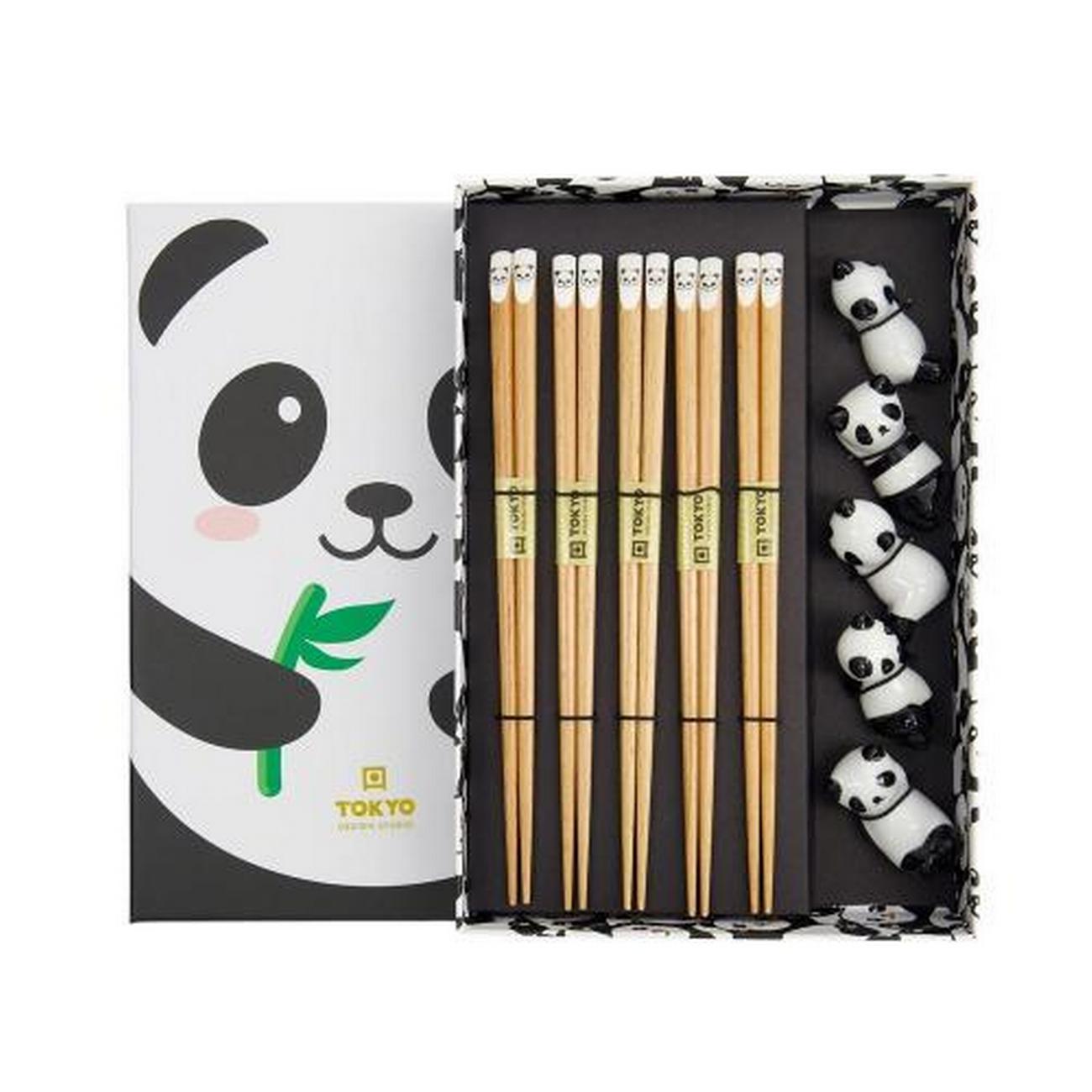 cnb-panda-chopstick-giftset-10 - Tokyo Design Studio Panda Chopstick & Rest Giftset 5