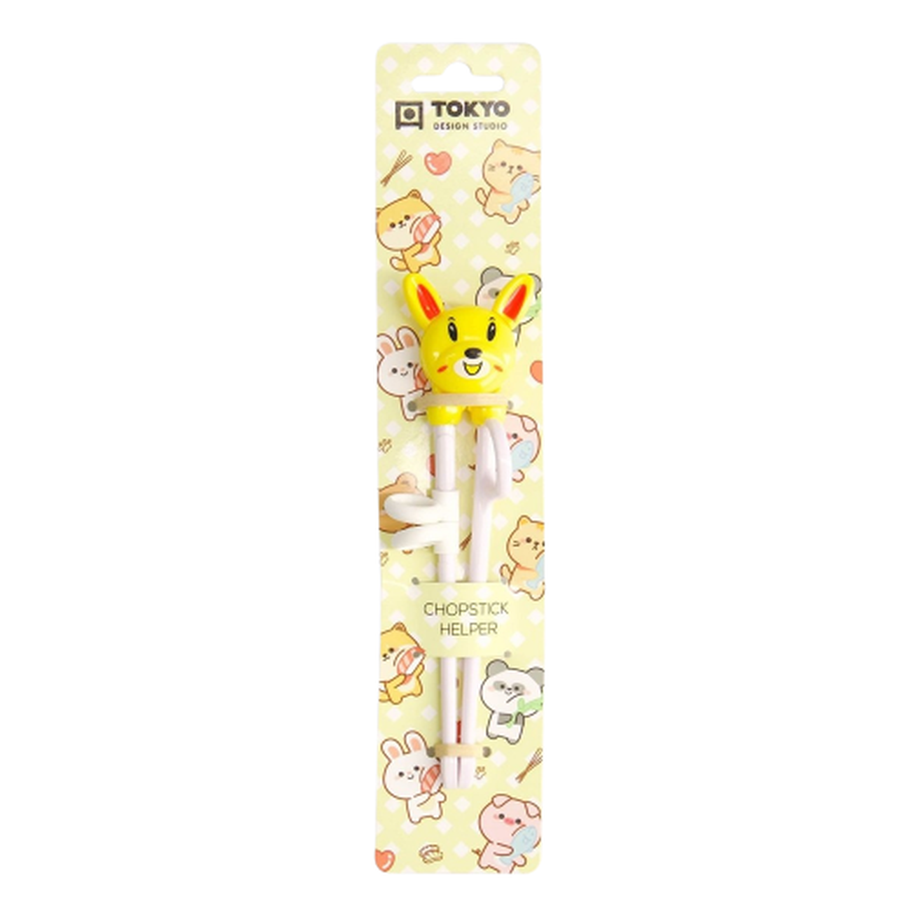 cnb-rabbit-yellow-children-chopsticks - Tokyo Design Studio Rabbit Yellow Children Chopsticks