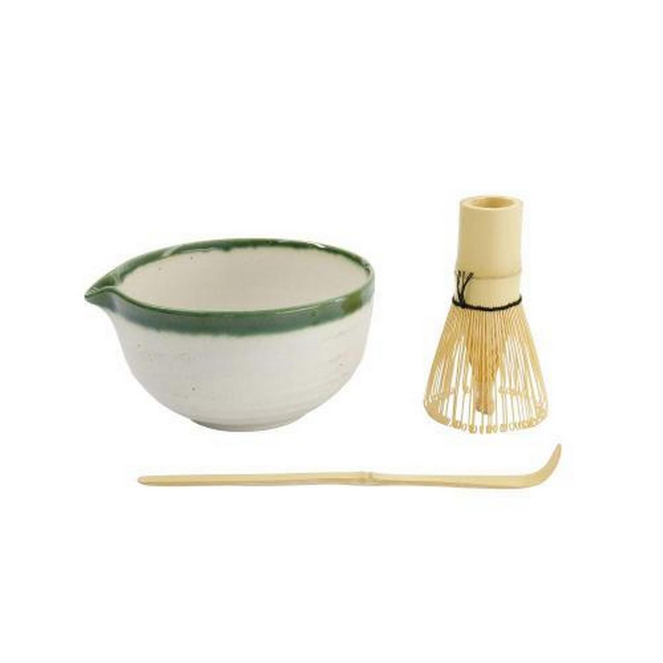 cnb-white-oribe-matcha-giftset-3pcs - Tokyo Design Studio White Oribe Matcha Giftset 3pcs