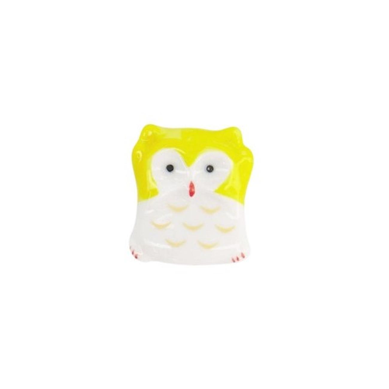 cnb-yellow-owl-chopsticks-rest - Tokyo Design Studio Yellow Owl Chopsticks Rest