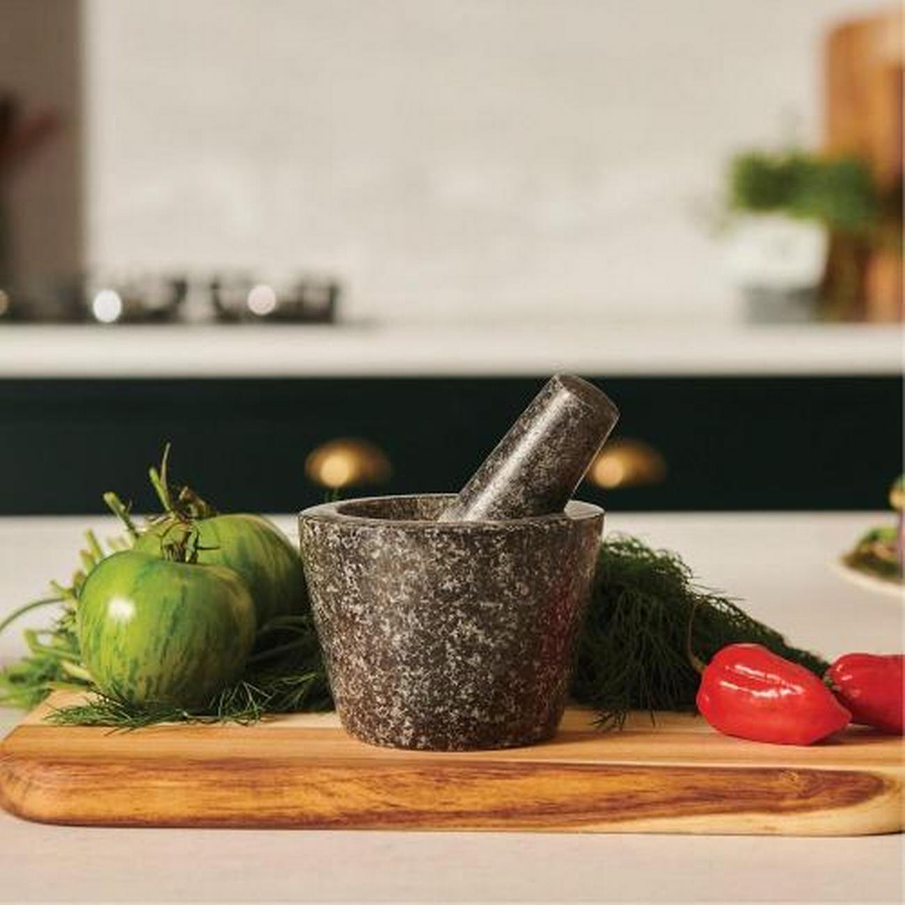 cole-mason-dorchester-granite-pestle-mortar-10cm - Cole & Mason Dorchester Granite Pestle & Mortar 10cm 