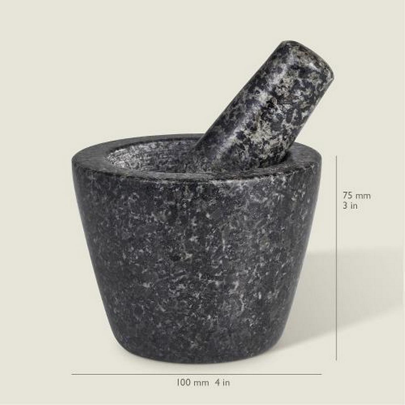 cole-mason-dorchester-granite-pestle-mortar-10cm - Cole & Mason Dorchester Granite Pestle & Mortar 10cm 