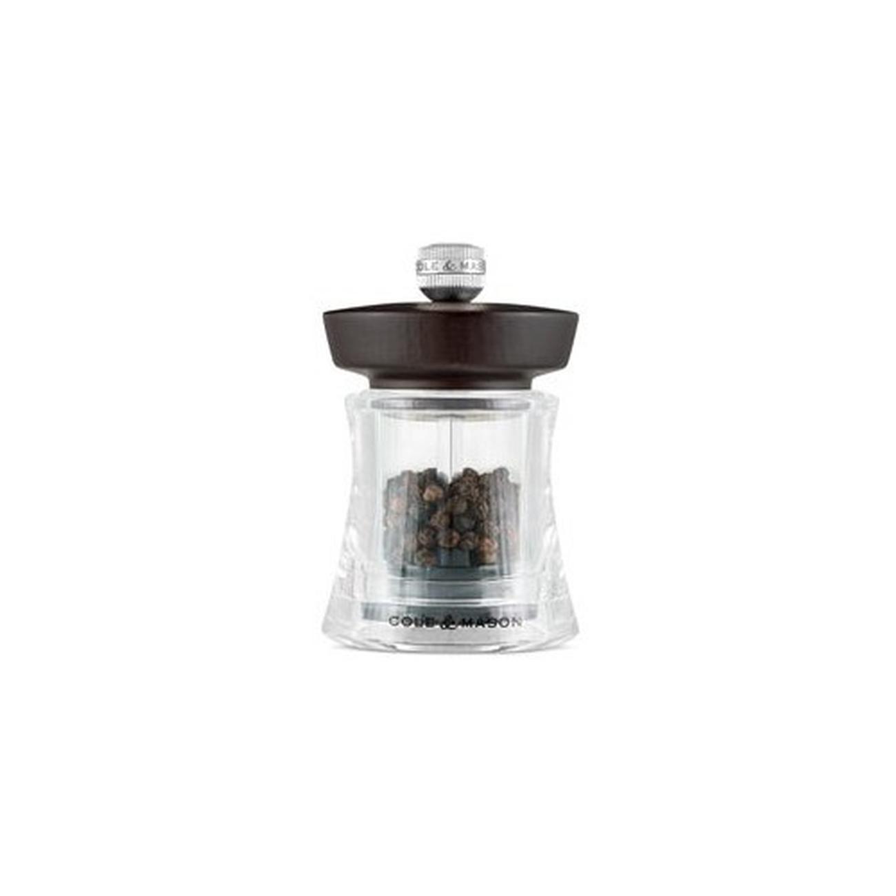 cole-mason-holborn-pepper-mill-choclate-wood-95mm - Cole & Mason Holborn Pepper Mill Chocolate Wood 95mm