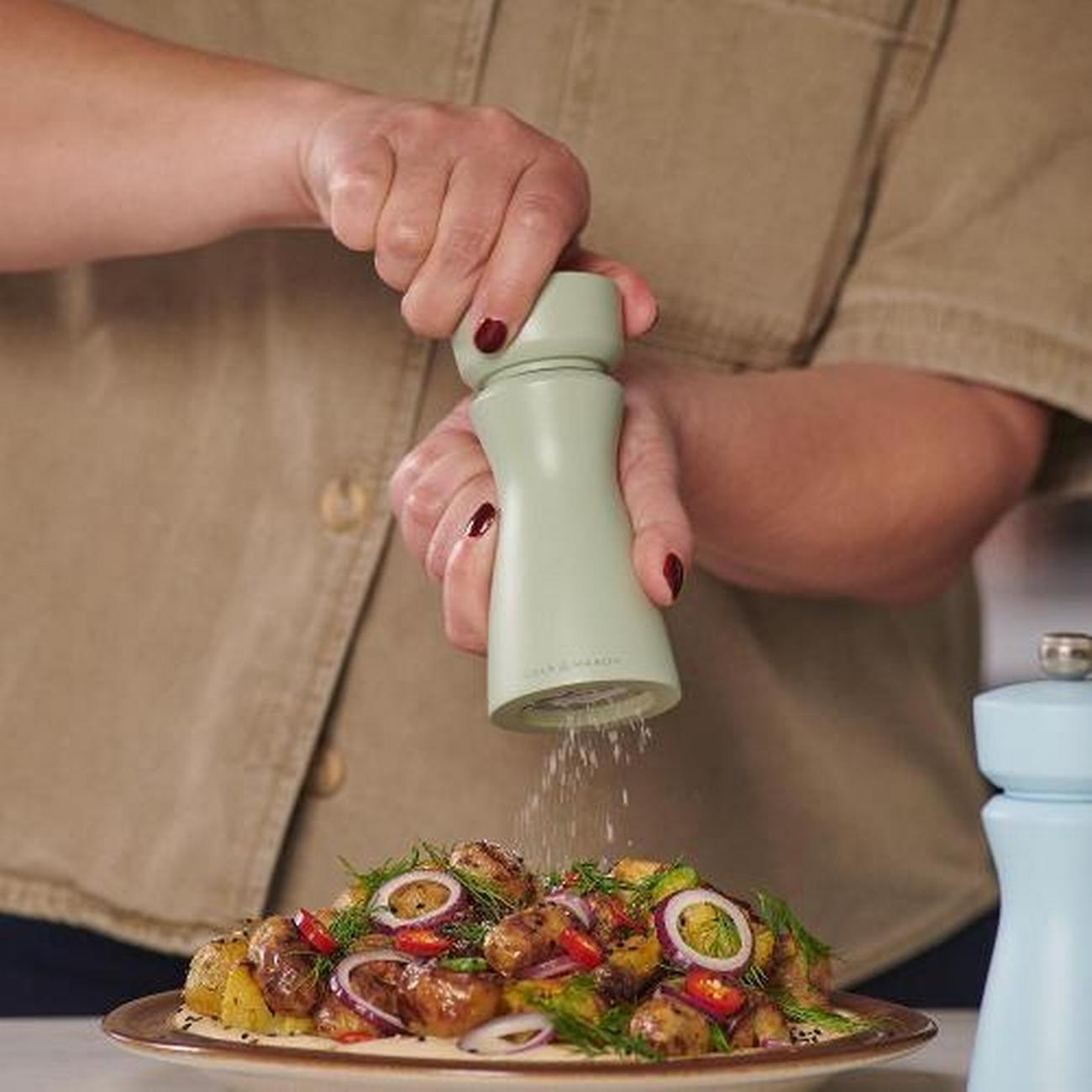 cole-mason-kenton-salt-or-pepper-mill-sage - Cole & Mason Kenton Salt or Pepper Mill Sage