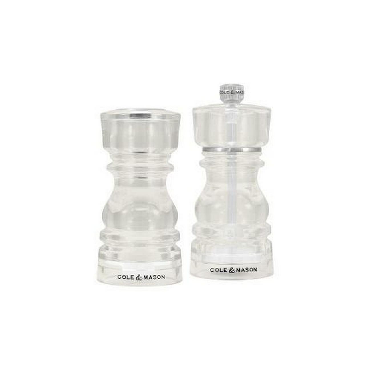 cole-mason-london-acrylic-salt-shaker-pepper-mill-set - Cole & Mason London Acrylic Salt Shaker & Pepper Mill Set