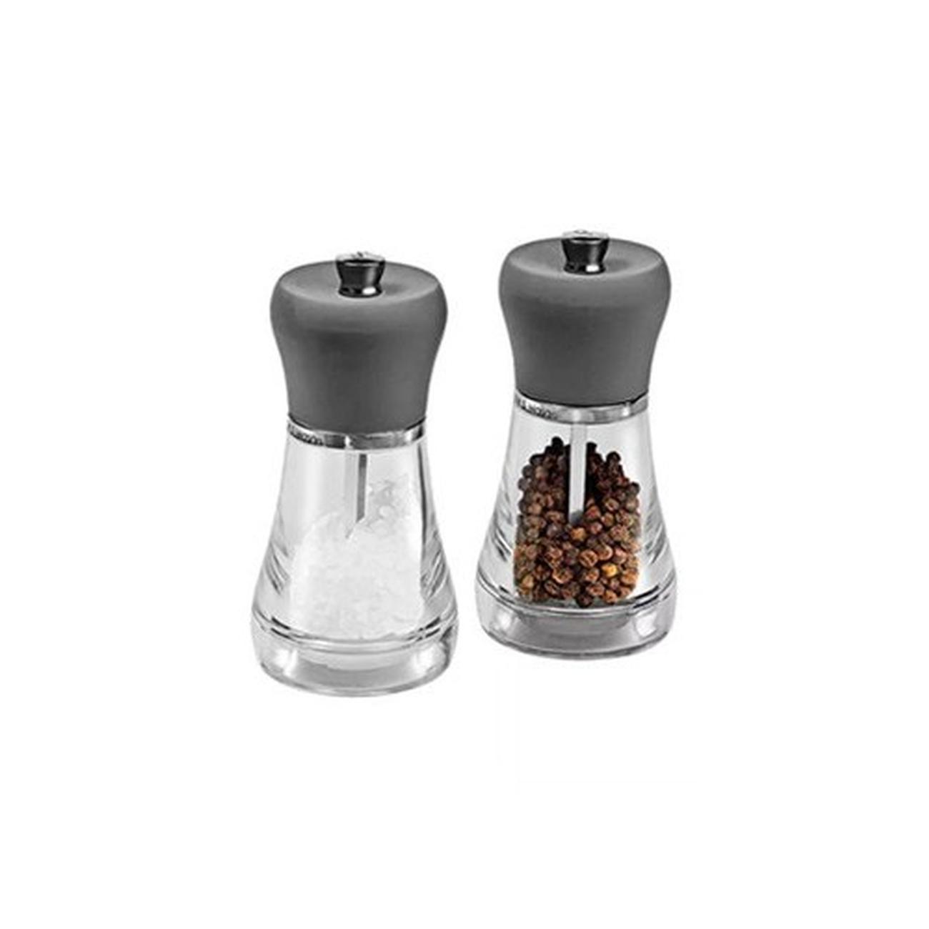 cole-mason-napoli-mill-gs-120mm-flannel - Cole & Mason Napoli Salt & Pepper Set Flannel Grey