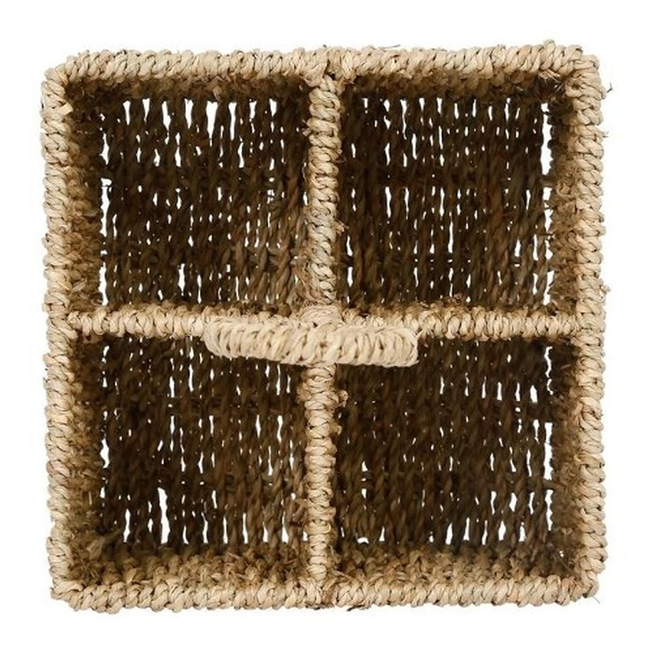 cote-table-cutlery-basket-borneo-seagrass - Cote Table Natural Seagrass Cutlery Basket Boneo