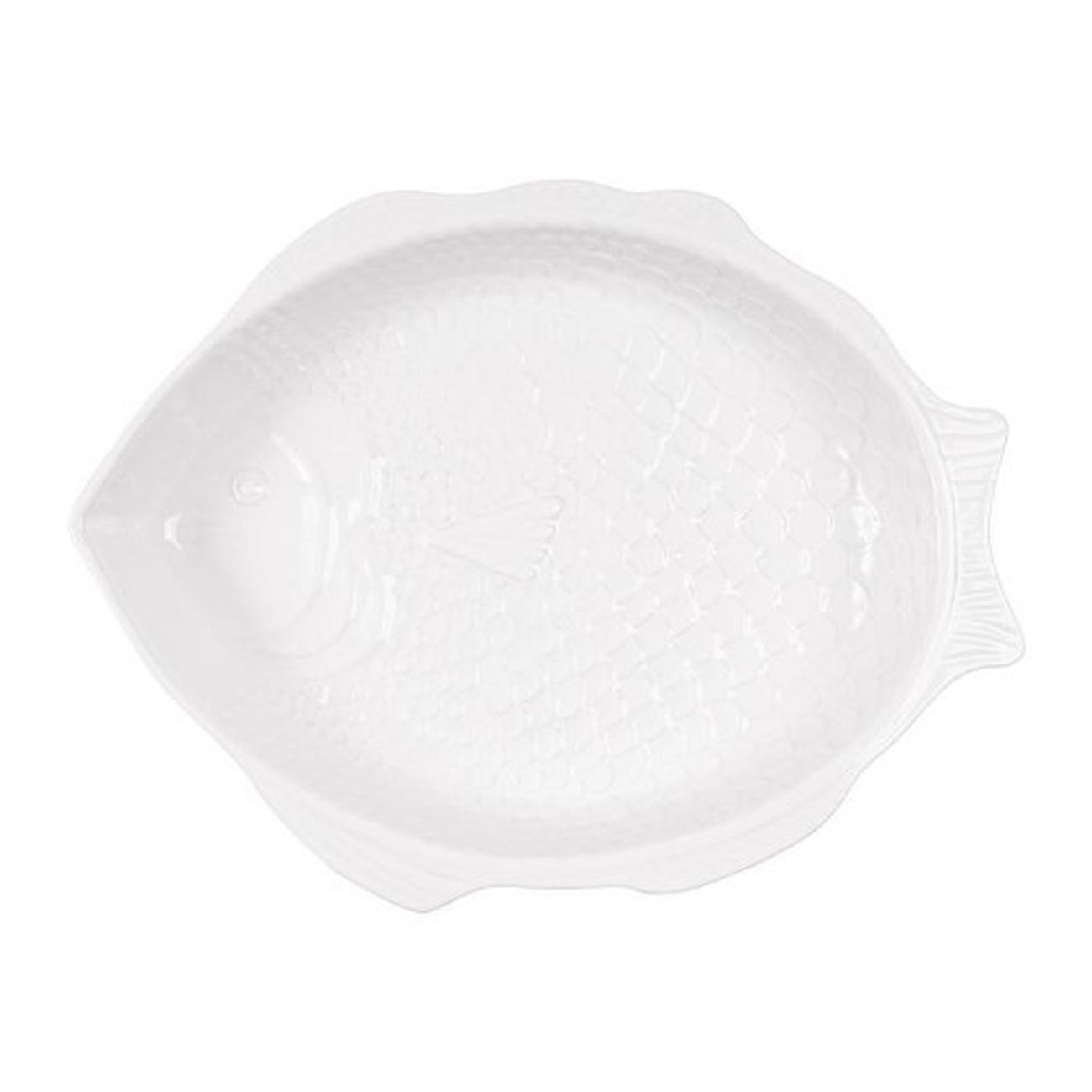 cote-table-fish-oven-dish-pisca-white-stone - Cote Table Pisca White Oven Dish 