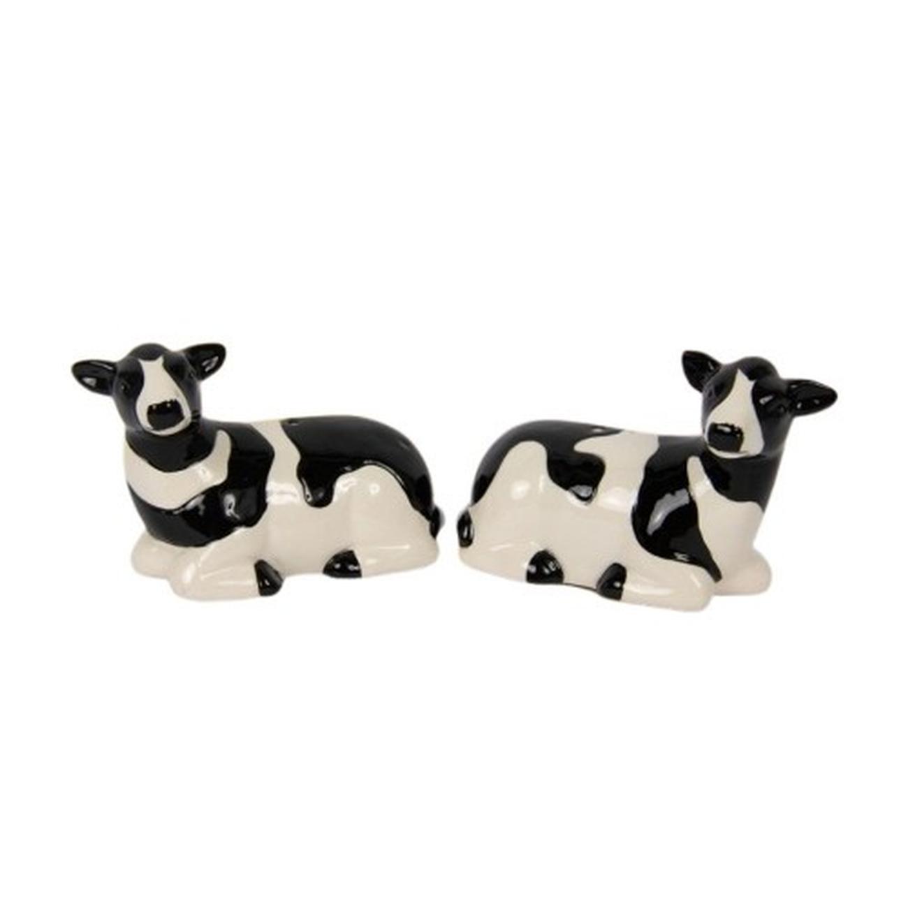 cow-salt-and-pepper-set - Dunlevy Cow Salt and Pepper Set 
