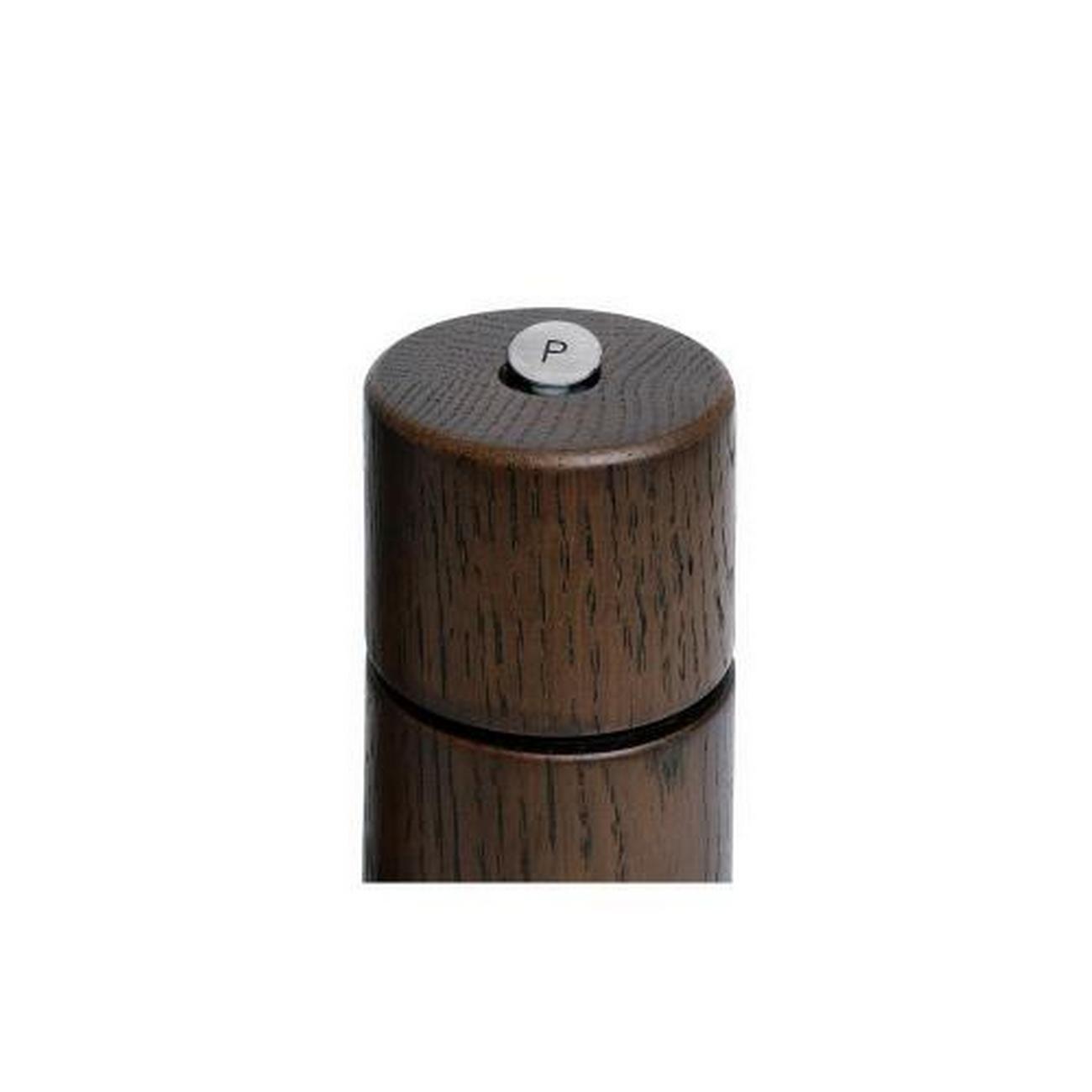 crushgrind-bergen-salt-pepper-grinder-smoked-oak-12cm - Crushgrind Bergen Salt & Pepper Grinder Smoked Oak 12cm