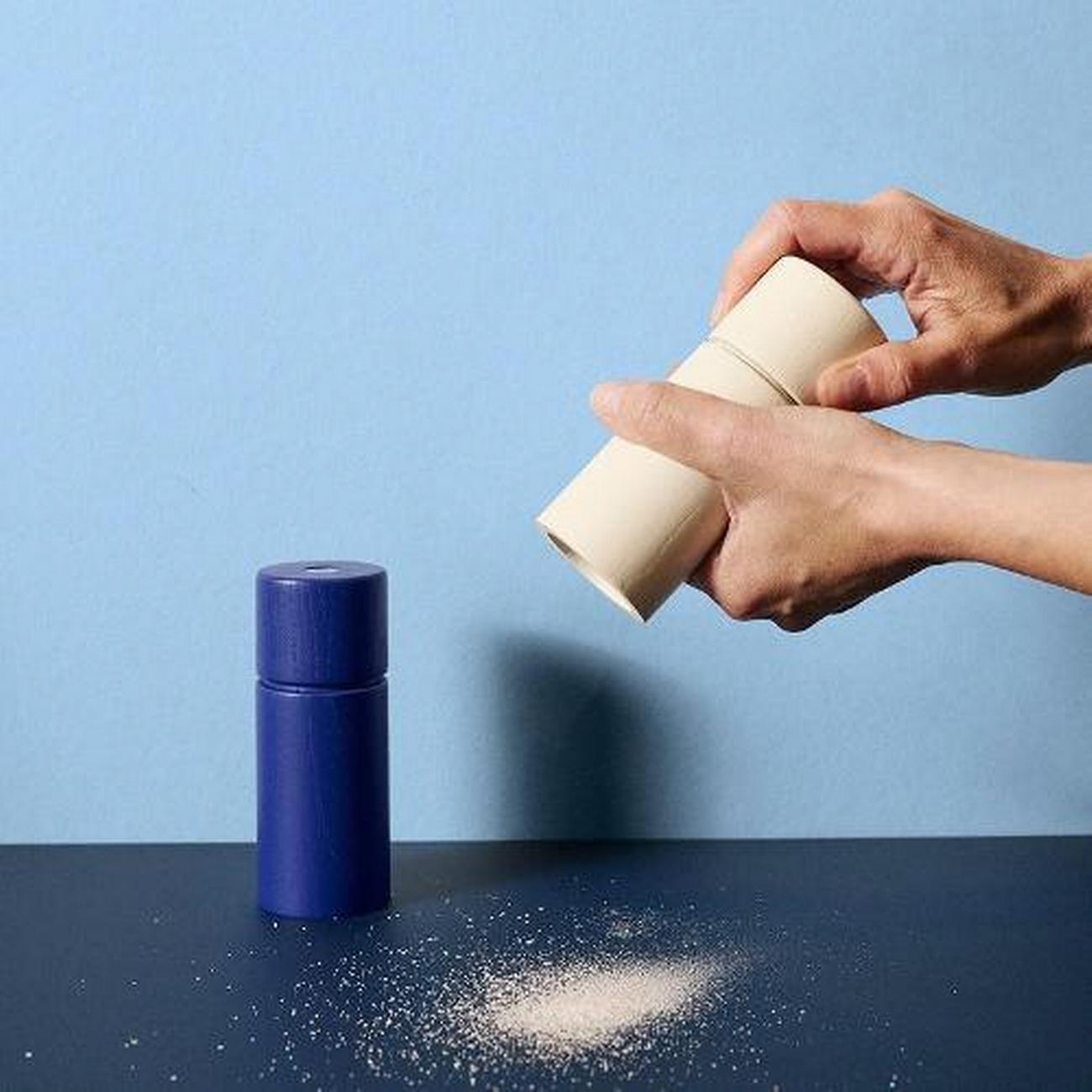 crushgrind-bergen-salt-pepper-grinder-white-sand-12cm - Crushgrind Bergen Salt & Pepper Grinder White Sand 12cm