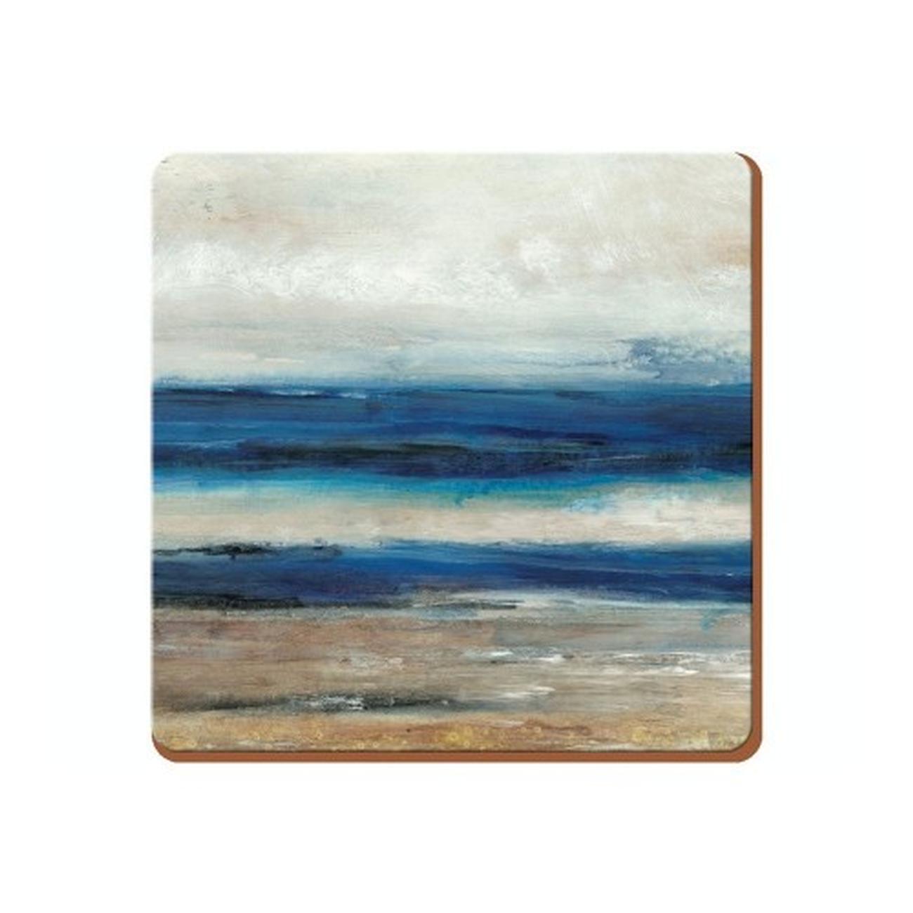 ct-blue-abstract-premium-coasters - Creative Tops Blue Absract Pack Of 6 Premium Coasters
