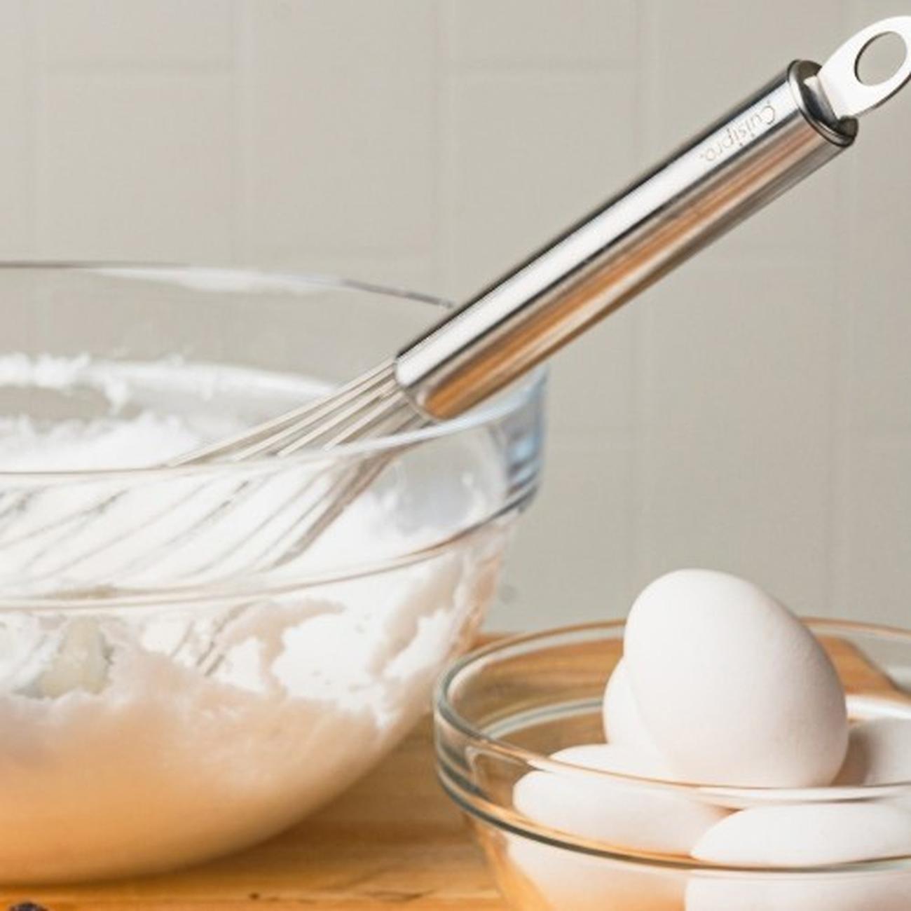 cuisipro-silicone-egg-whisk-20cm-red - Cuisipro Silicone Coated Egg Whisk 20cm Red
