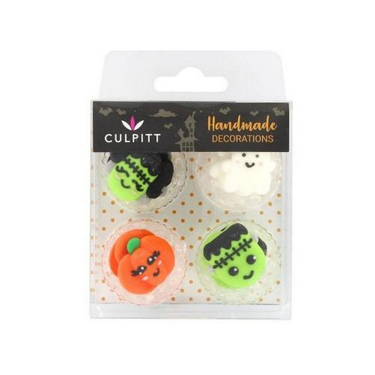 culpitt-sugar-decorations-cute-halloween-12pc - Culpitt Cute Halloween Sugar Decorations 12pc