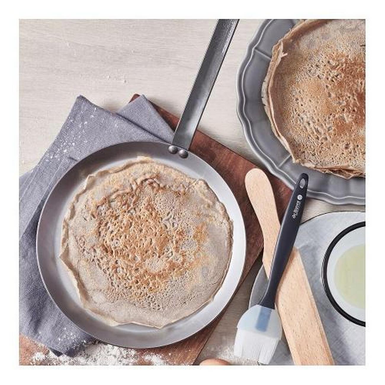 debuyer-mineral-b-pancake-pan-26cm - de Buyer Mineral B Pancake Pan 26cm 