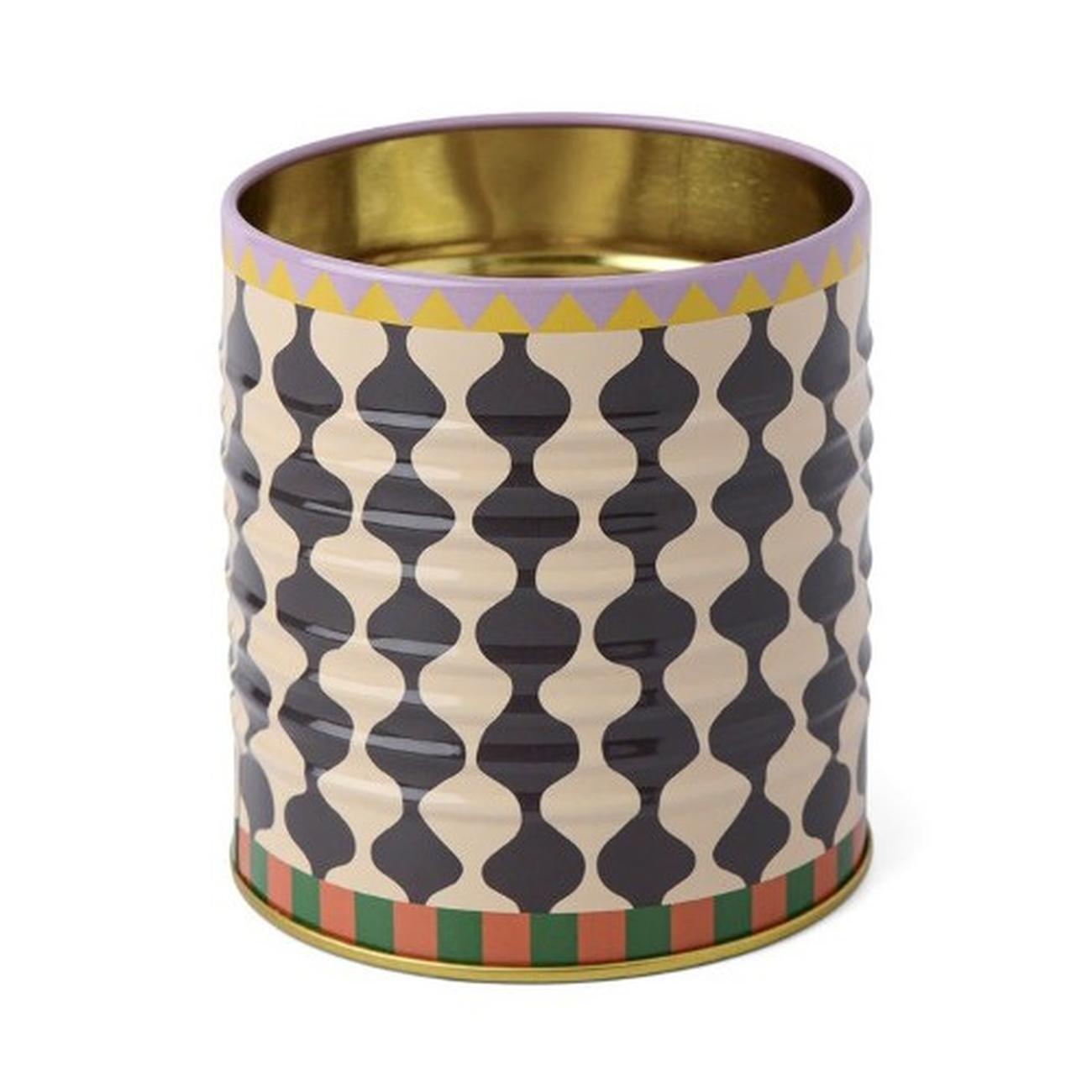 designworks-ink-a-dopo-black-and-white-wavy-storage-tin - Designworks Ink A Dopo Black & White Wavy Storage Tin