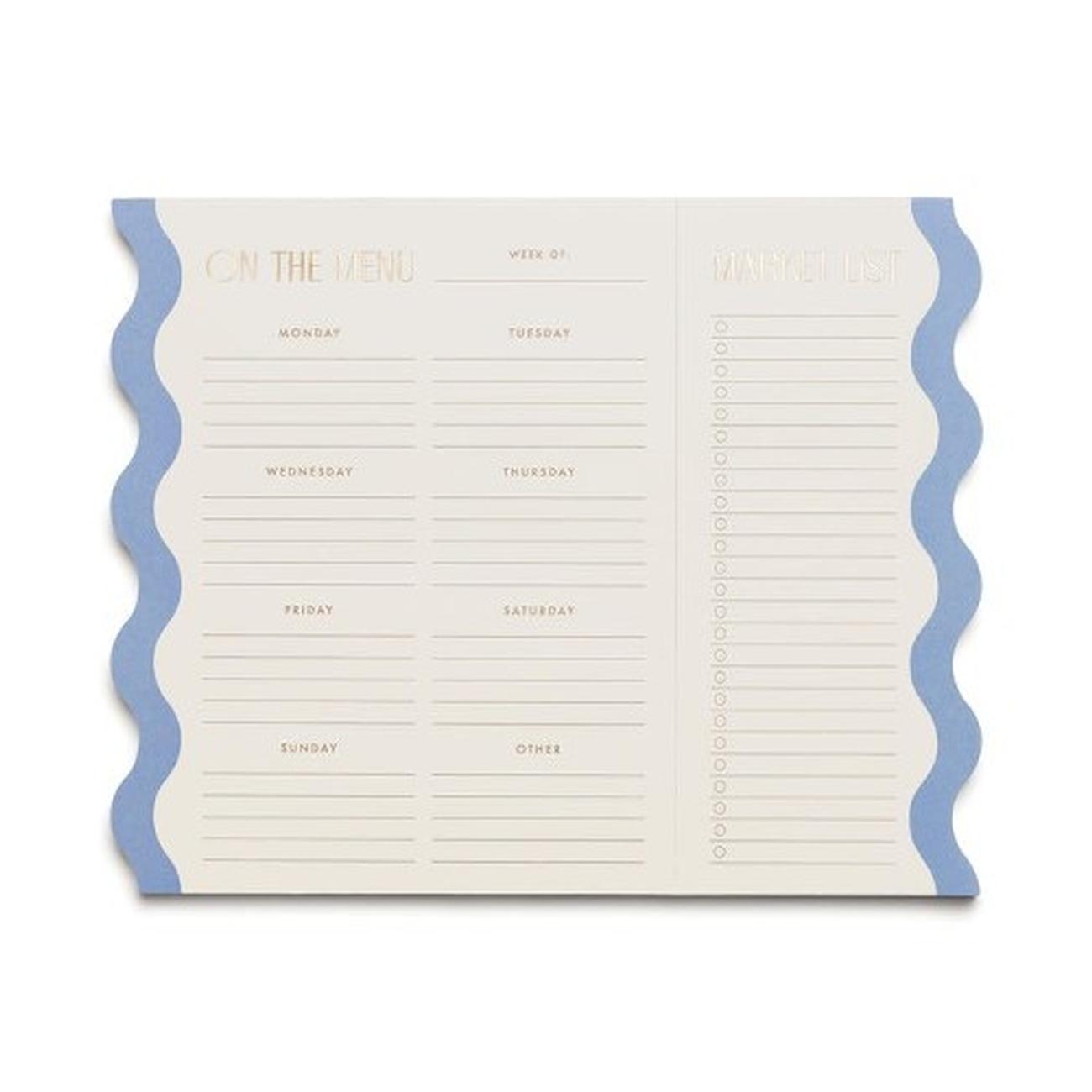 designworks-ink-meal-planner-notepad-w-magnets-cloud-cream - Designworks Ink Meal Planner Notepad with Magnets Cloud & Cream