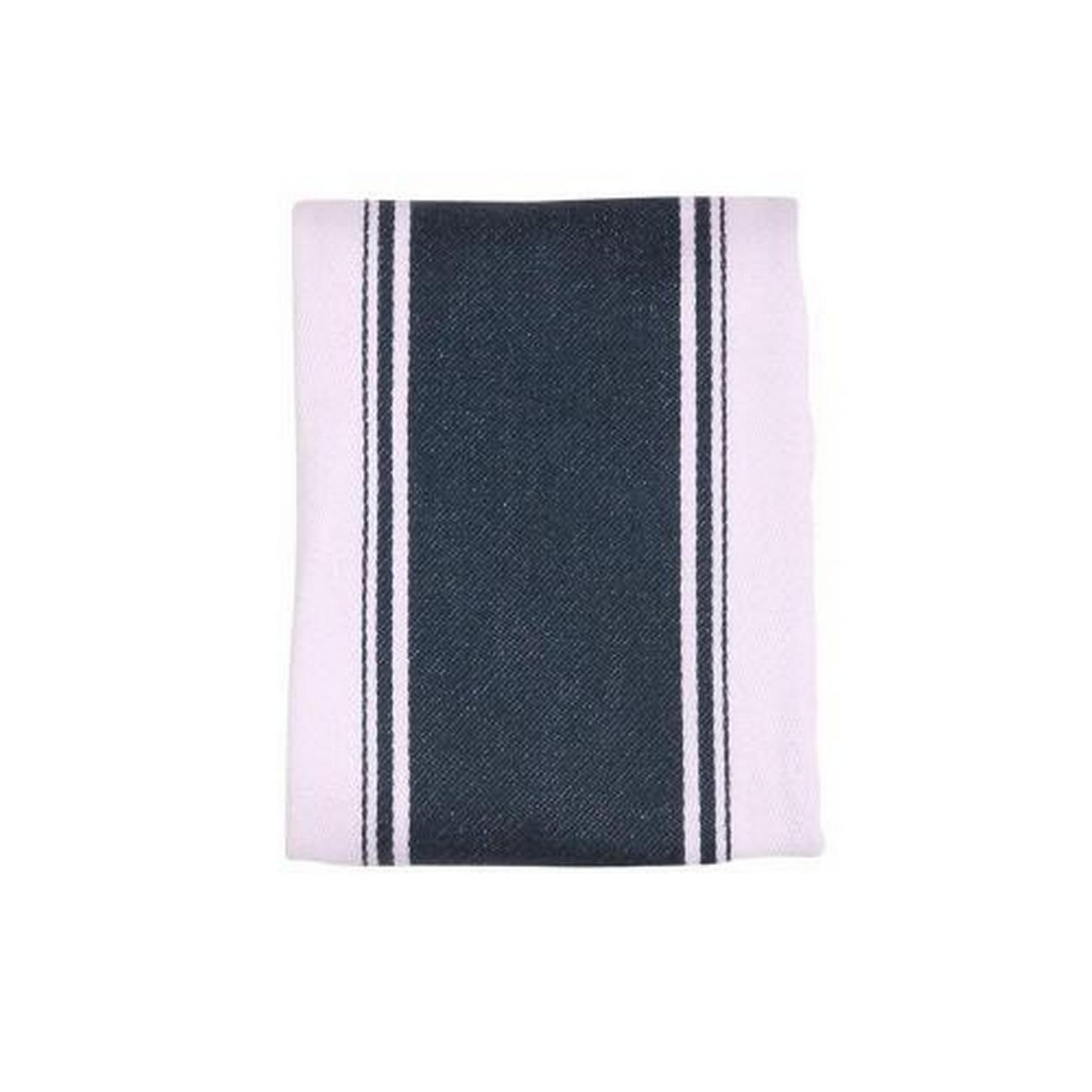 dexam-ink-blue-striped-tea-towel-love-colour - Dexam Love Colour Striped Tea Towel Ink Blue