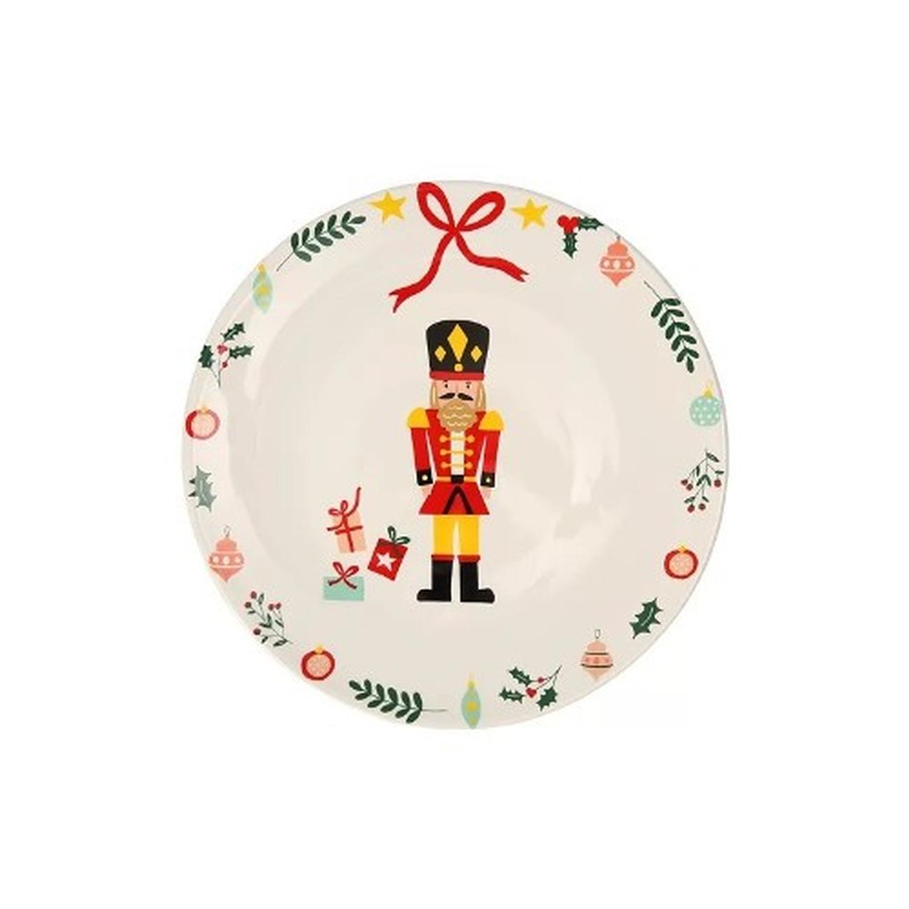 dexam-nutcracker-side-plate-soldier - Dexam Nutcracker Soldier Round Side Plate
