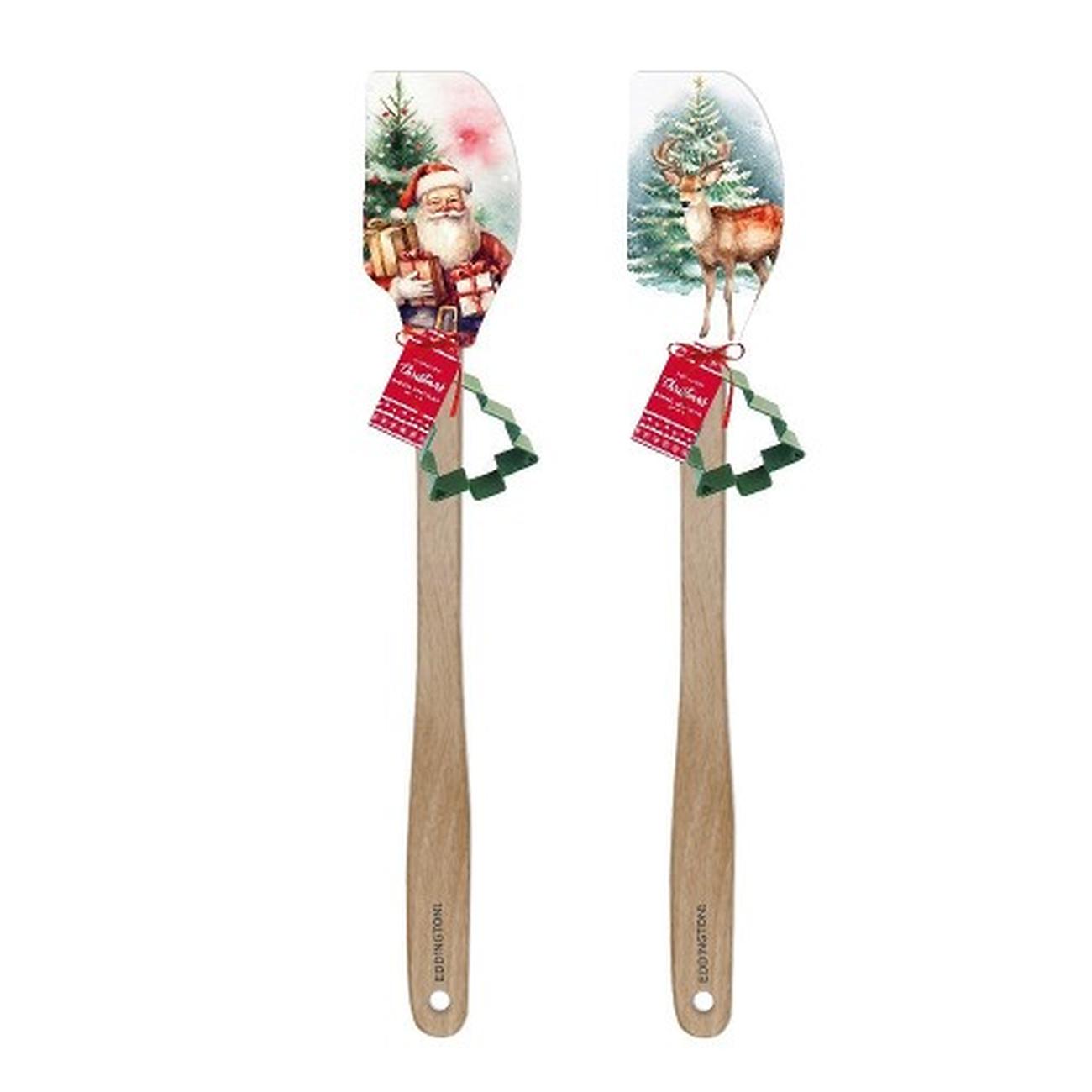 spatula-cutter-winter-wonderland - Eddingtons Winter Wonderland Spatula with Cutter