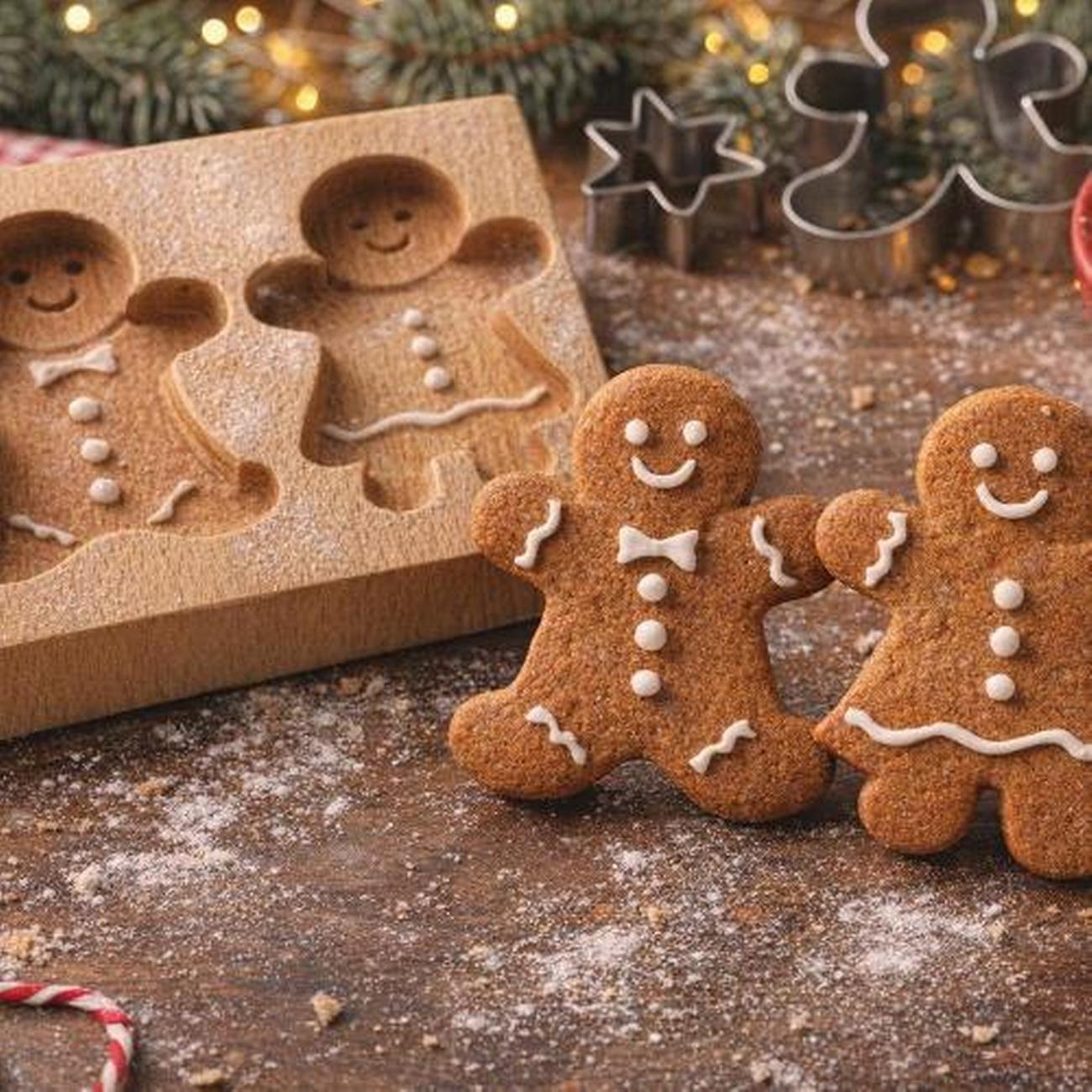 eddingtons-nordic-gingerbread-man-girl-mould - Eddingtons Nordic Gingerbread Man & Girl Biscuit Mould