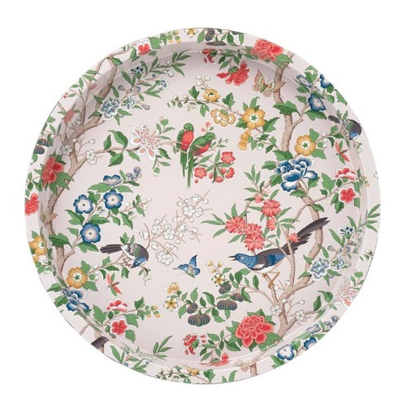 elite-tins-sanderson-chinoiserie-hall-deep-well-tray - Elite Tins Sanderson Chinoiserie Hall Deepwell Tray