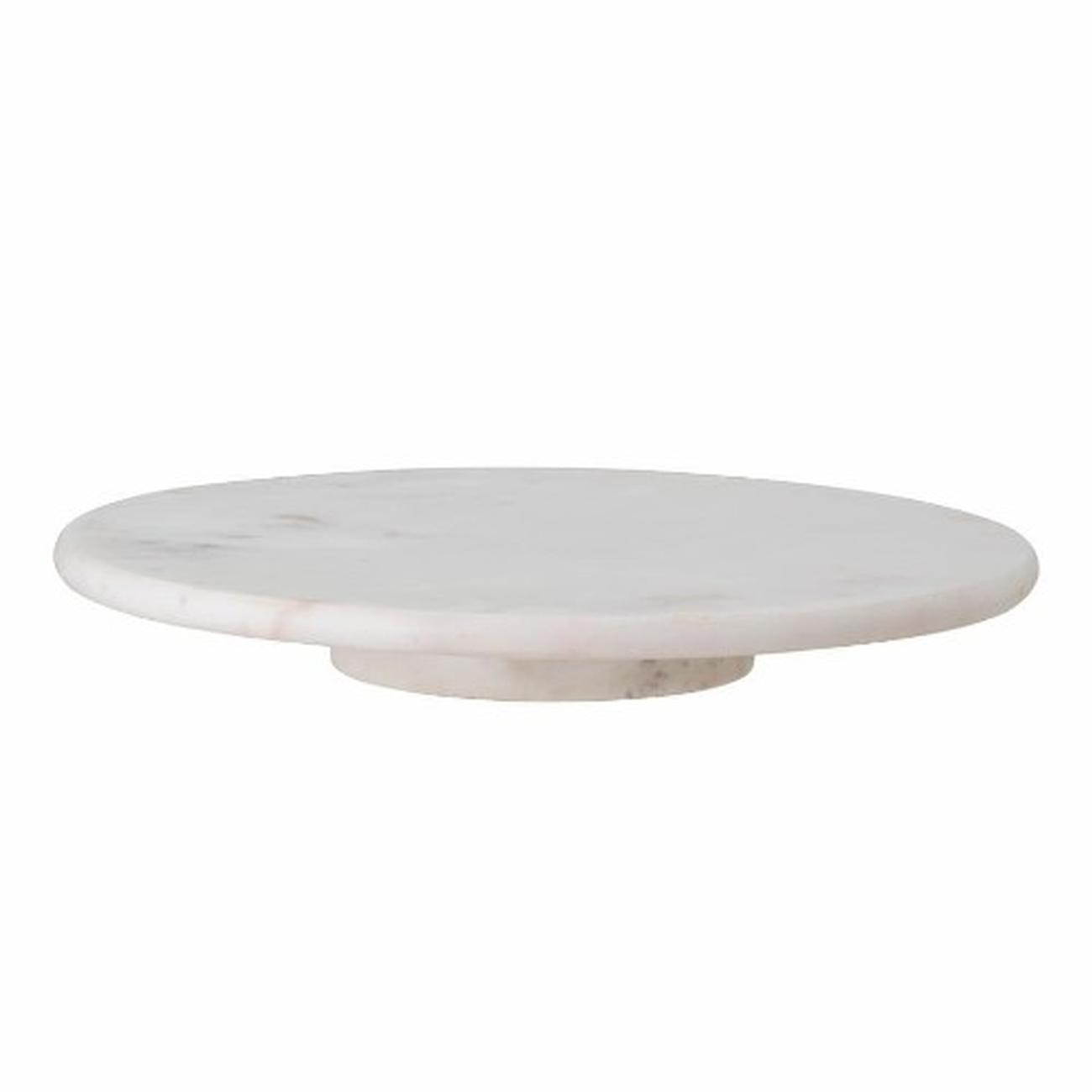 Ellin Turnable White Marble