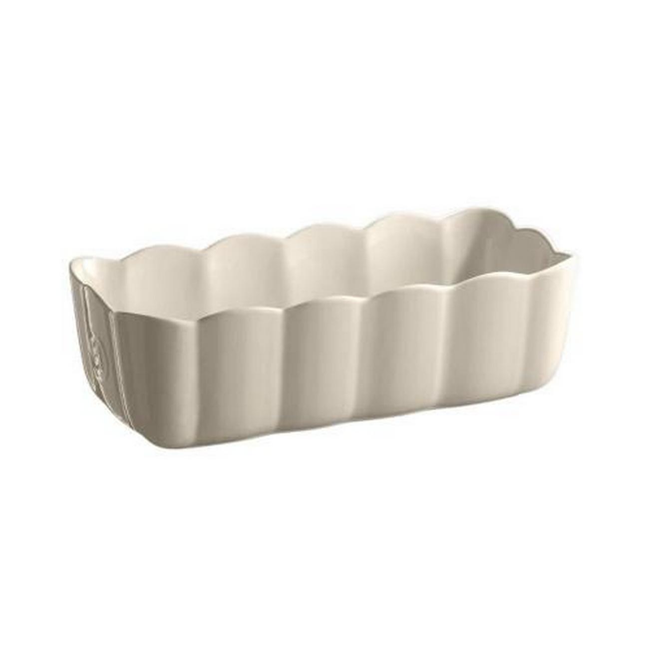 emile-henry-cream-loaf-scalloped-dish - Emile Henry Cream Loaf Scalloped Dish