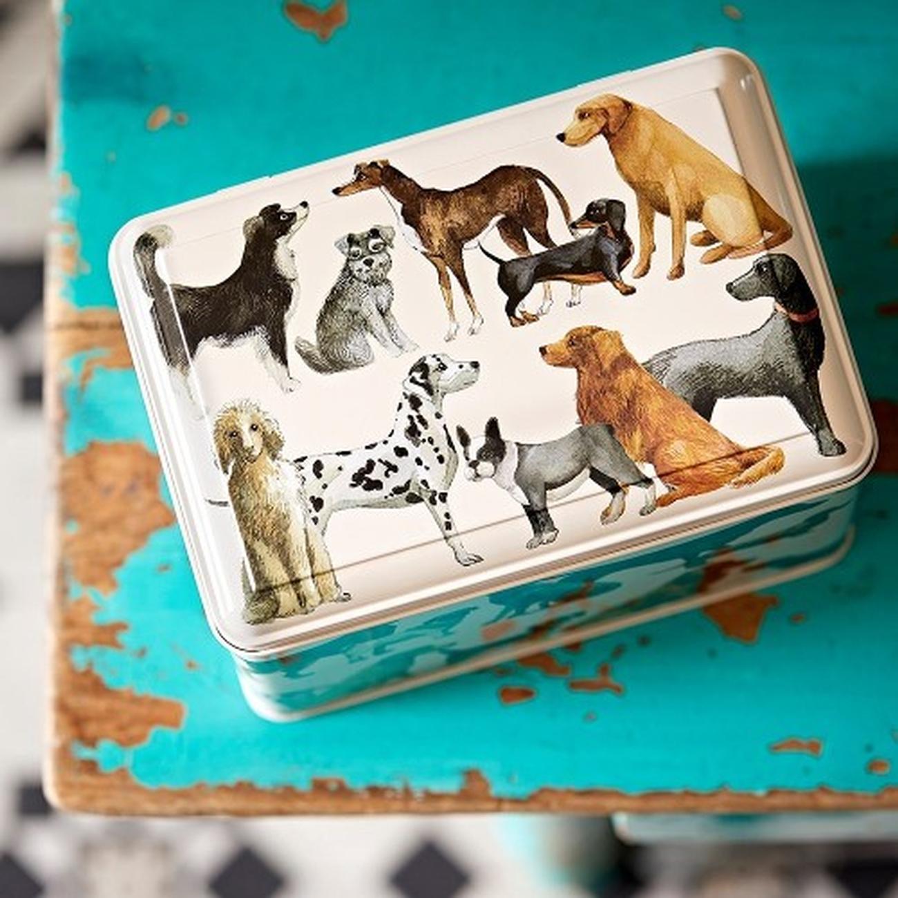 Boîte De Rangement Extra Large Emma Bridgewater - Motif Potager, étain Avec Charnière, 187x127x139 Mm - Idéal Cuisine Ou Décoration