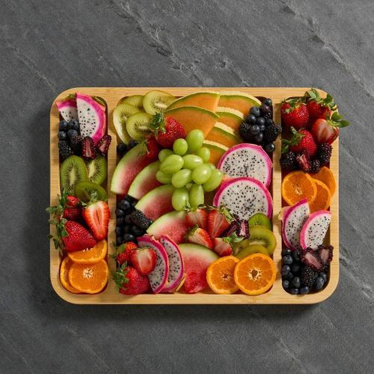 faberware-build-a-board-bamboo-rectangular-board - Farberware Build-a-Board Bamboo Rectangluar Board