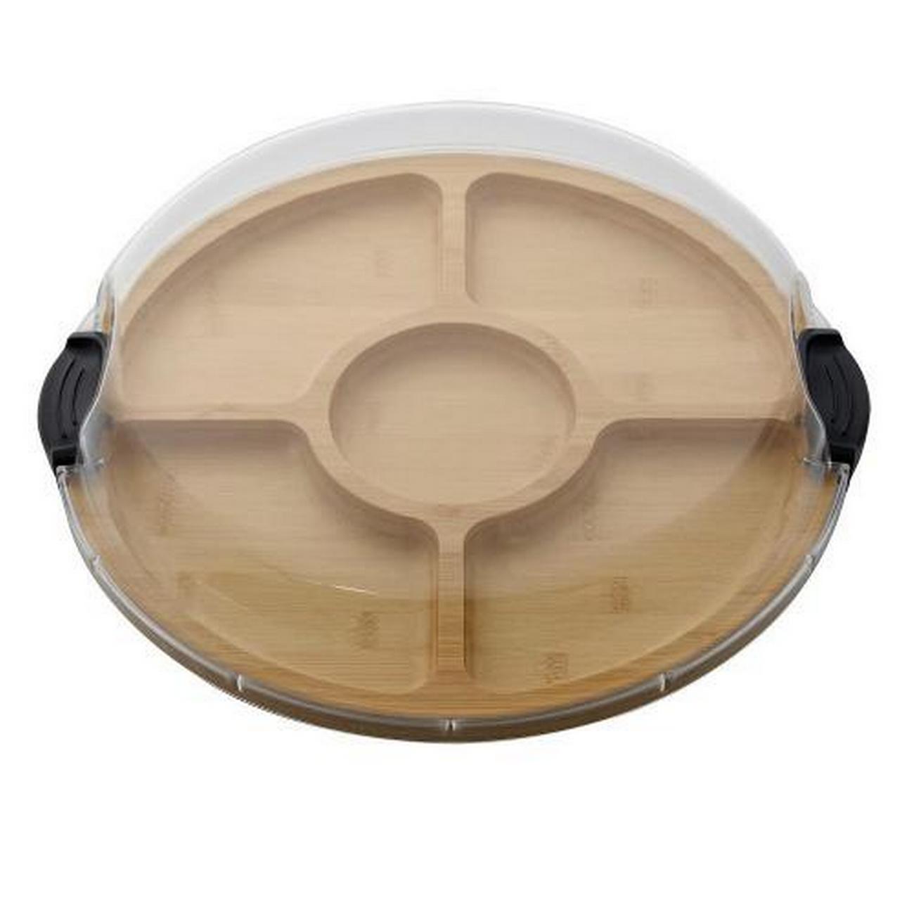 farberware-build-a-board-bamboo-divided-serving-board - Farberware Build-a-Board Bamboo Divided Serving Board