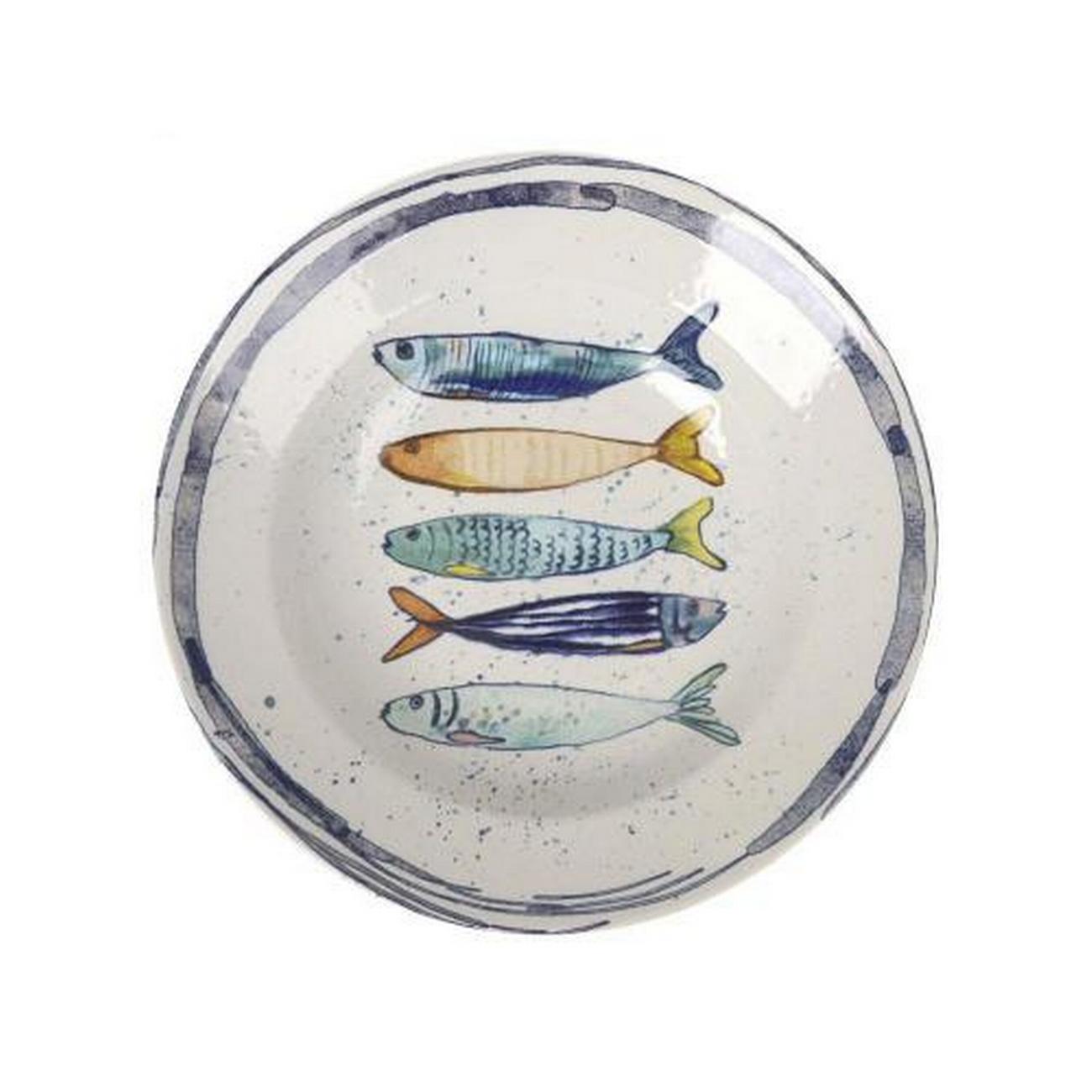 fish-elite-pasta-bowl-29cm - Fish Elite Pasta Plate 29cm 