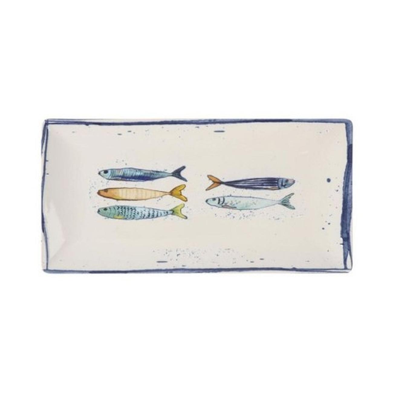 fish-elite-rectangular-serving-plate-30x15cm - Fish Elite Rectangular Serving Plate 30x15cm
