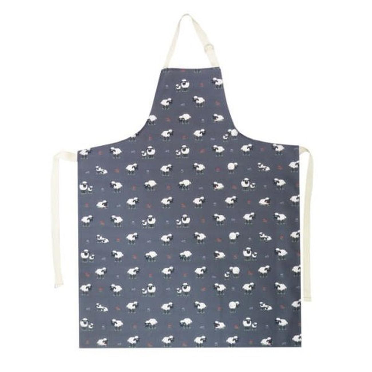 fluffy-flock-cotton-sheep-apron - Fluffy Flock Cotton Sheep Apron