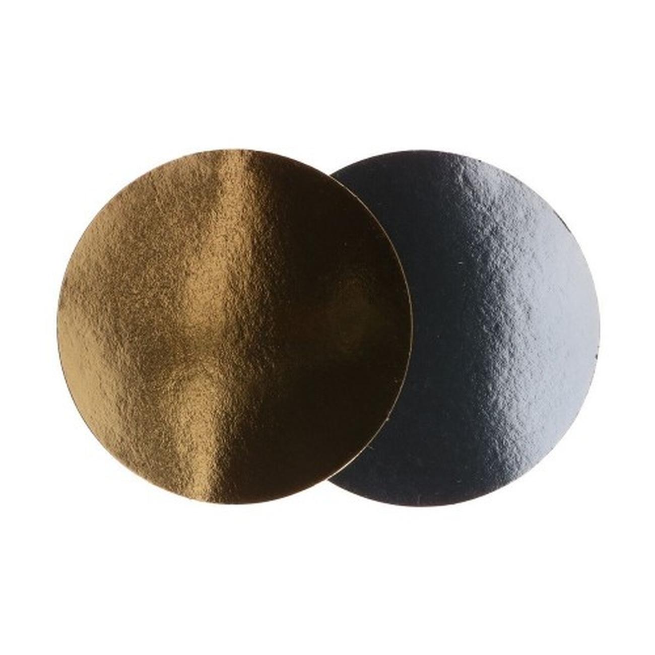 funcakes-cake-card-gold-silver-round-20cm-pk-3 - FunCakes Cake Card Gold & Silver Round 20 cm pack of 3