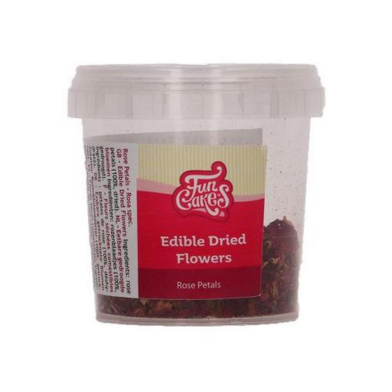 funcakes-edible-dried-flower-rose-petals-5g - FunCakes Edible Dried Flower Rose Petals 5g