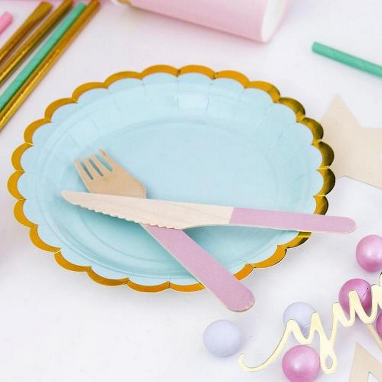 funcakes-partydeco-plates-mint-18cm - Funcakes PartyDeco Plates Mint 18cm 6pk