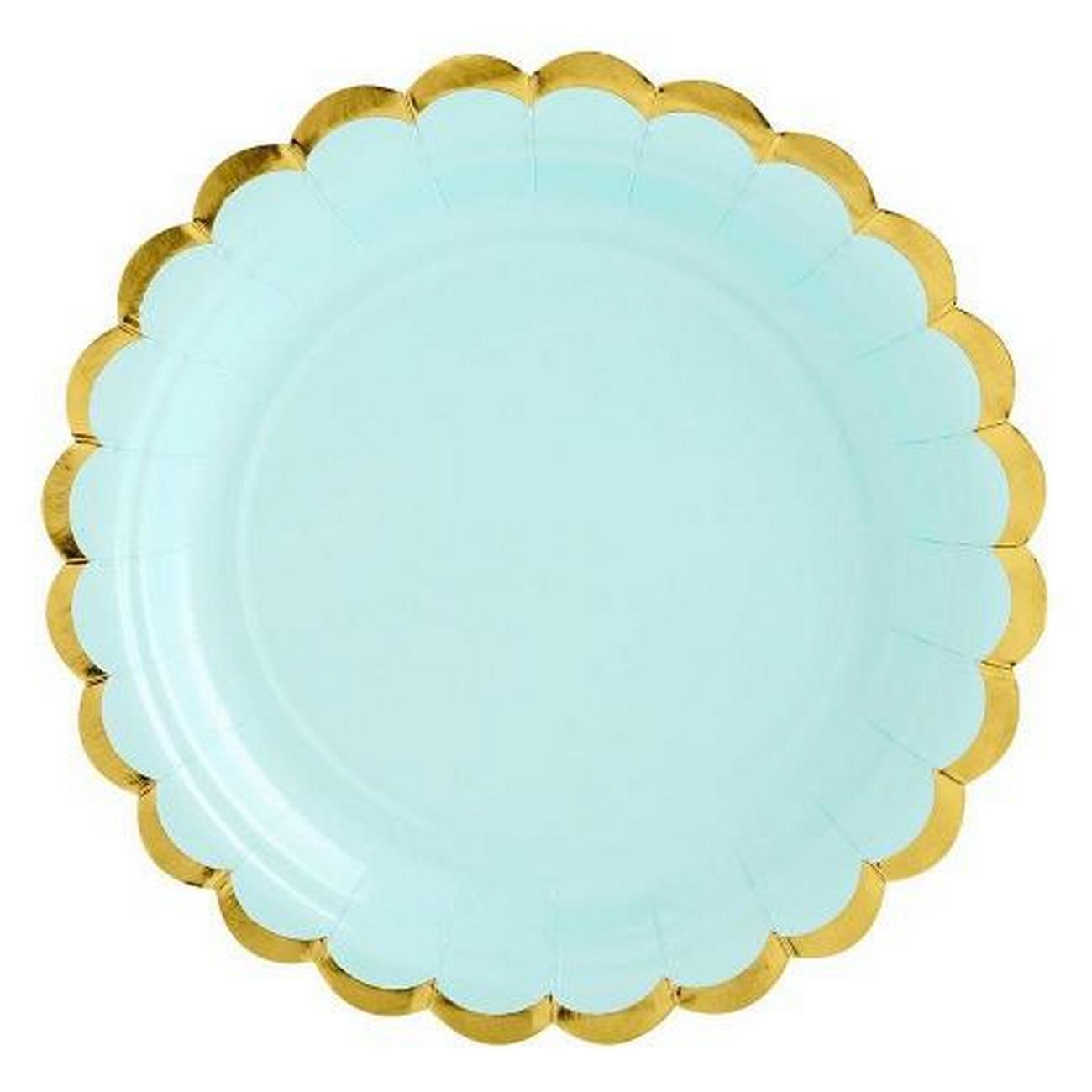 funcakes-partydeco-plates-mint-18cm - Funcakes PartyDeco Plates Mint 18cm 6pk