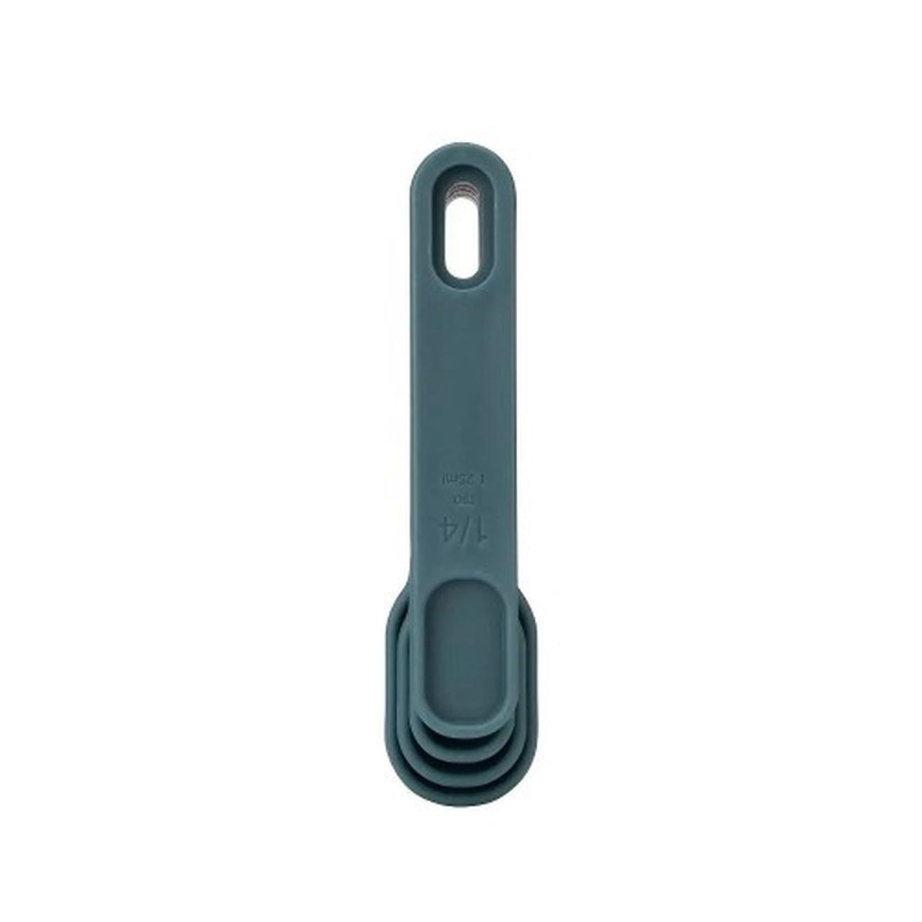 fusion-twist-blue-measuring-spoons - Fusion Twist Measuring Spoons Blue