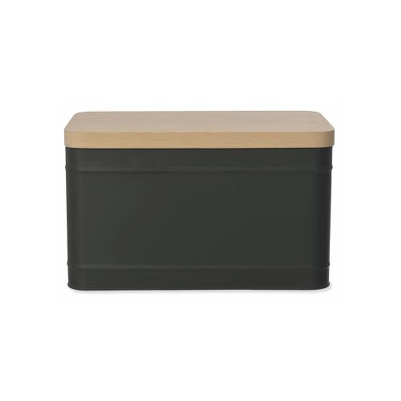garden-trading-borough-bread-bin-charcoal - Garden Trading Borough Bread Bin Charcoal 