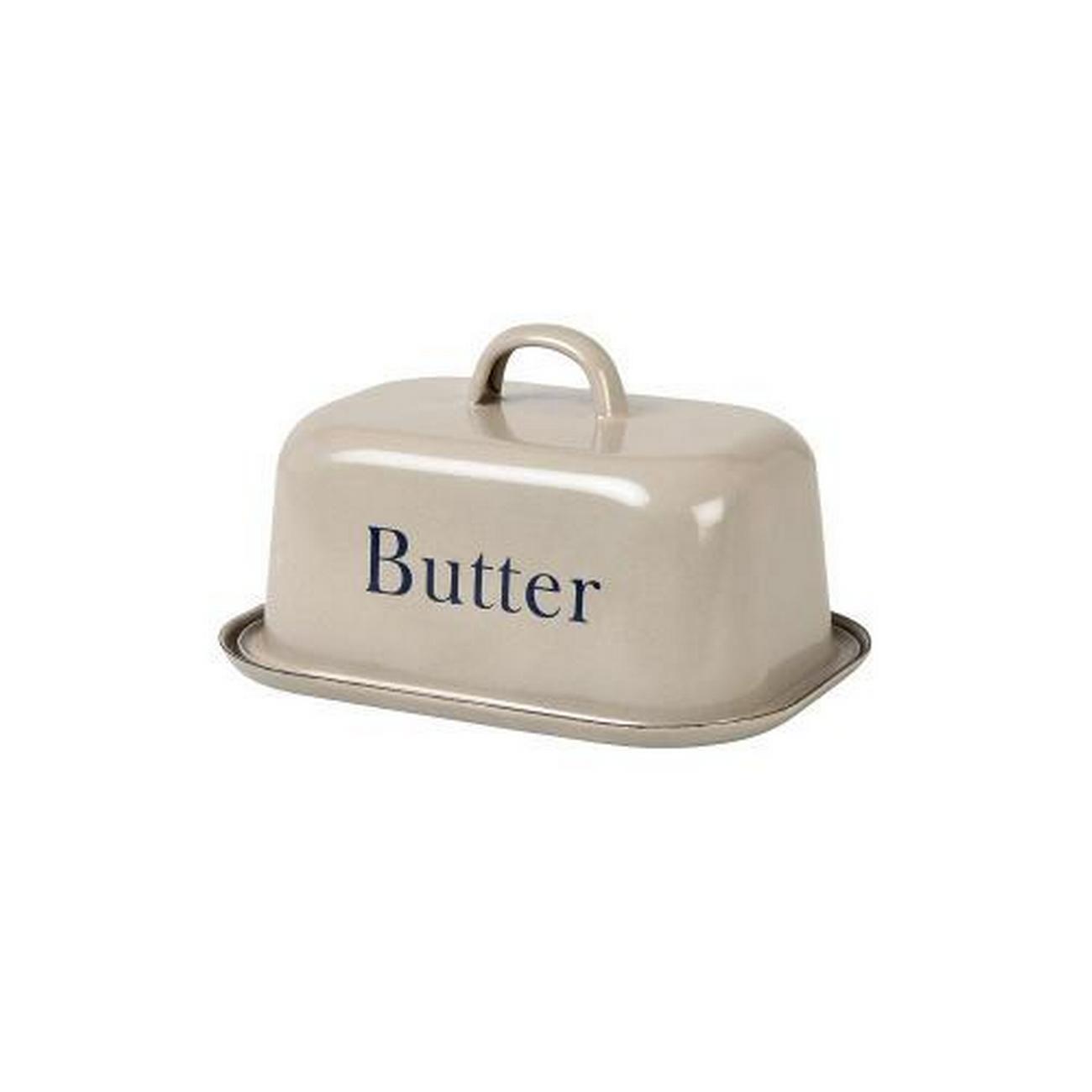 garden-trading-enamel-butter-dish-truffle - Garden Trading Enamel Butter Dish Truffle